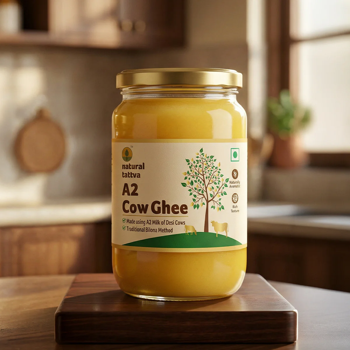 Natural Tattva A2 Cow Ghee - 1L - Image 7