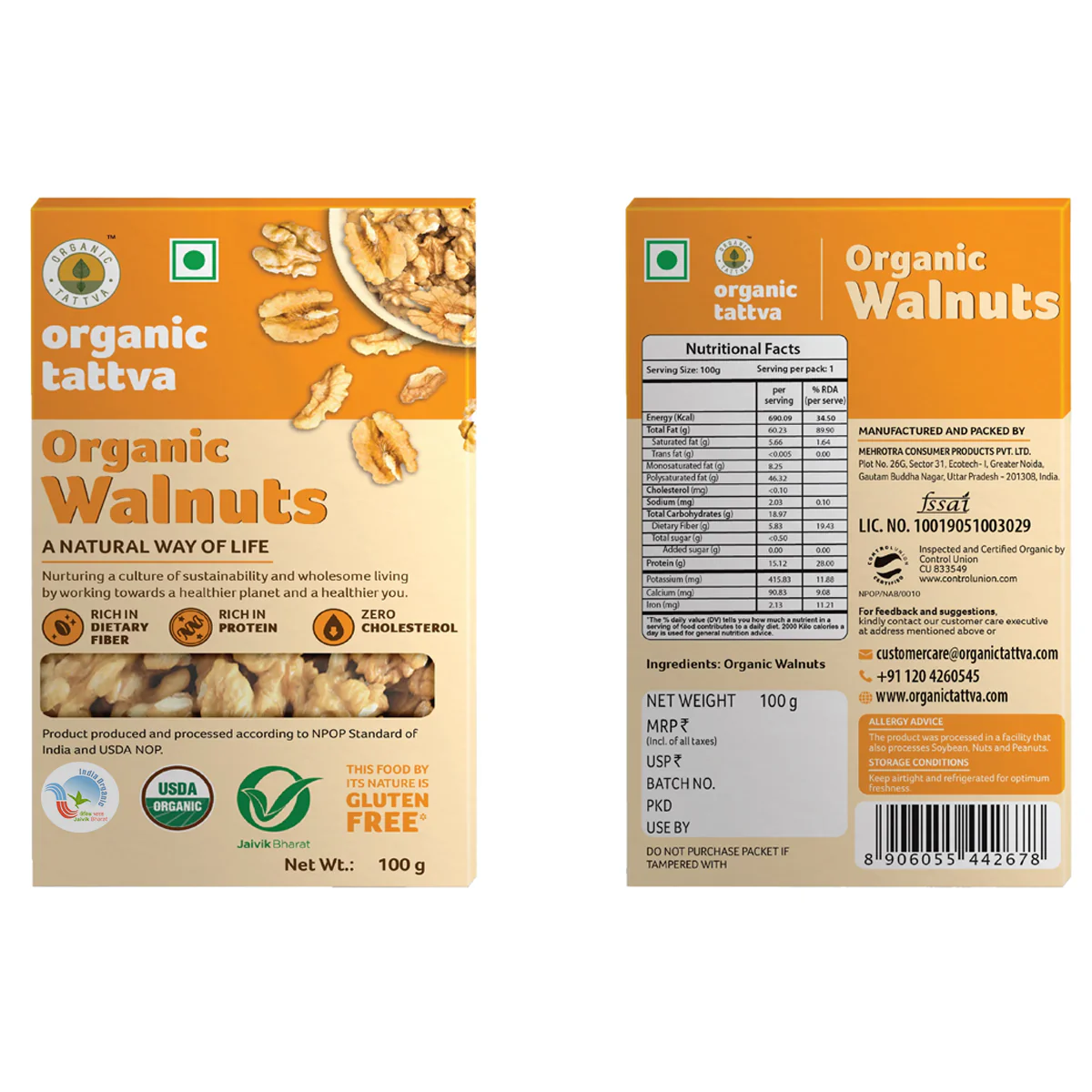 Dry Fruits Combo - Cashew, Walnut, Almonds - Image 2