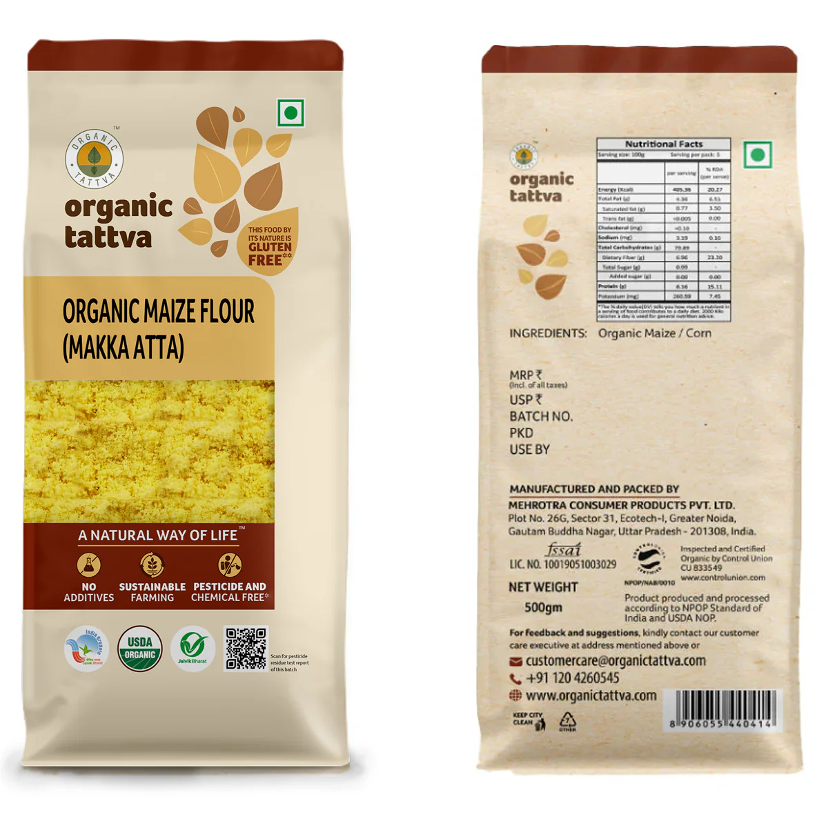 Gluten Free Combo - Ragi flour, Bajra flour, Jowar flour, Maize flour - Image 2