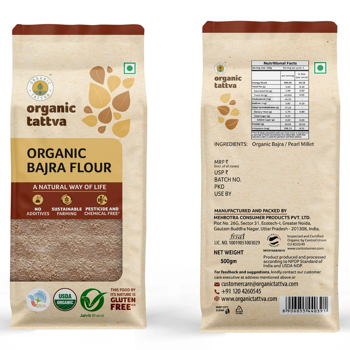 Gluten Free Combo - Ragi flour, Bajra flour, Jowar flour, Maize flour - Image 4