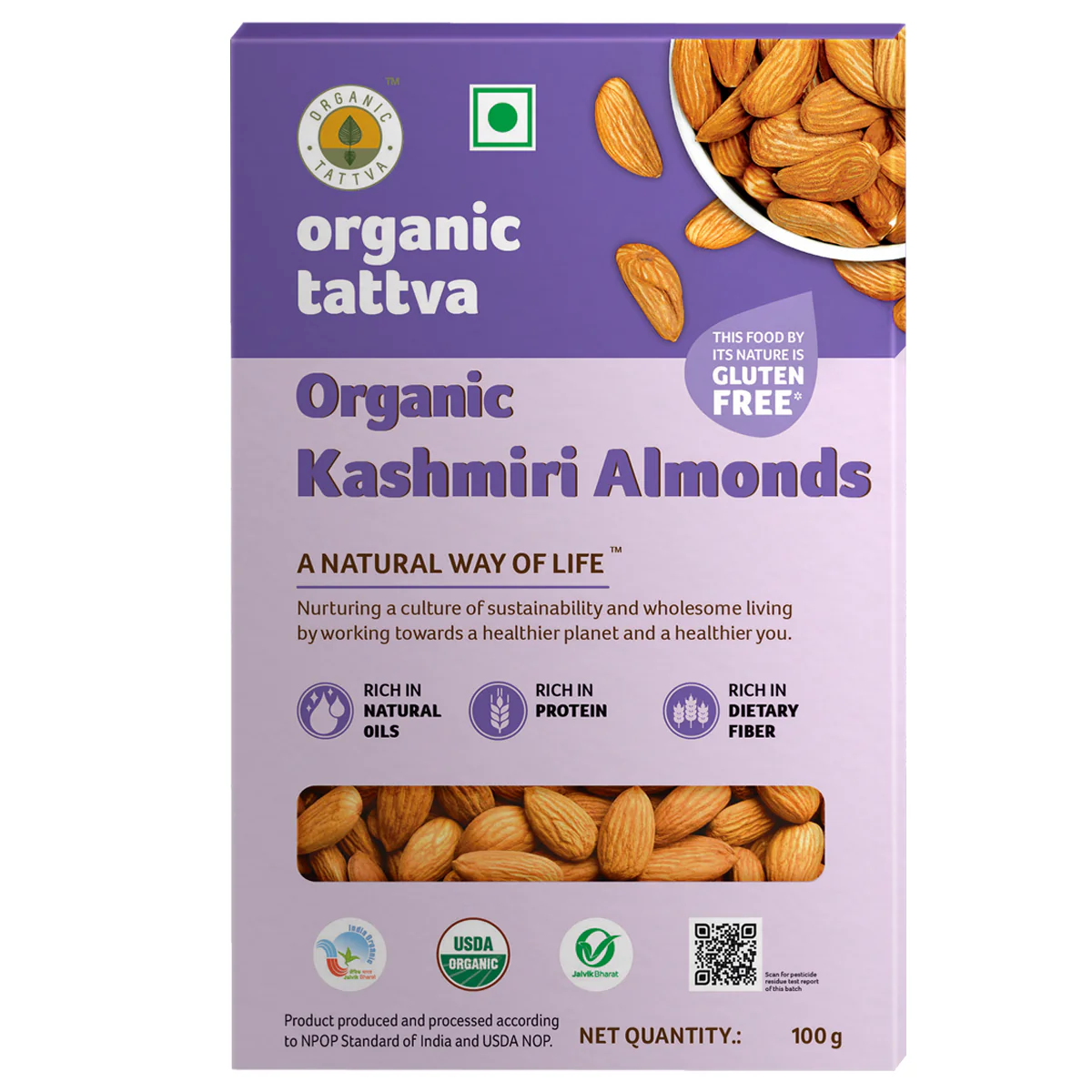 Mithai Master Pack - A2 Cow Ghee – 500ml, Organic Almonds – 250gx2, Suji – 1kg & Makhana – 200g - Image 4
