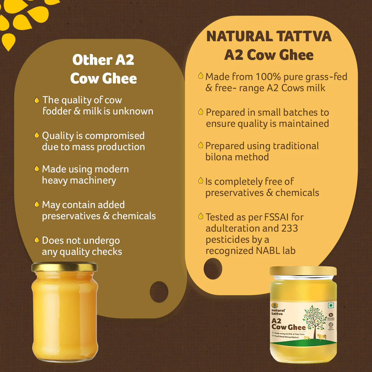 NATURAL TATTVA A2 Cow Ghee - Image 5