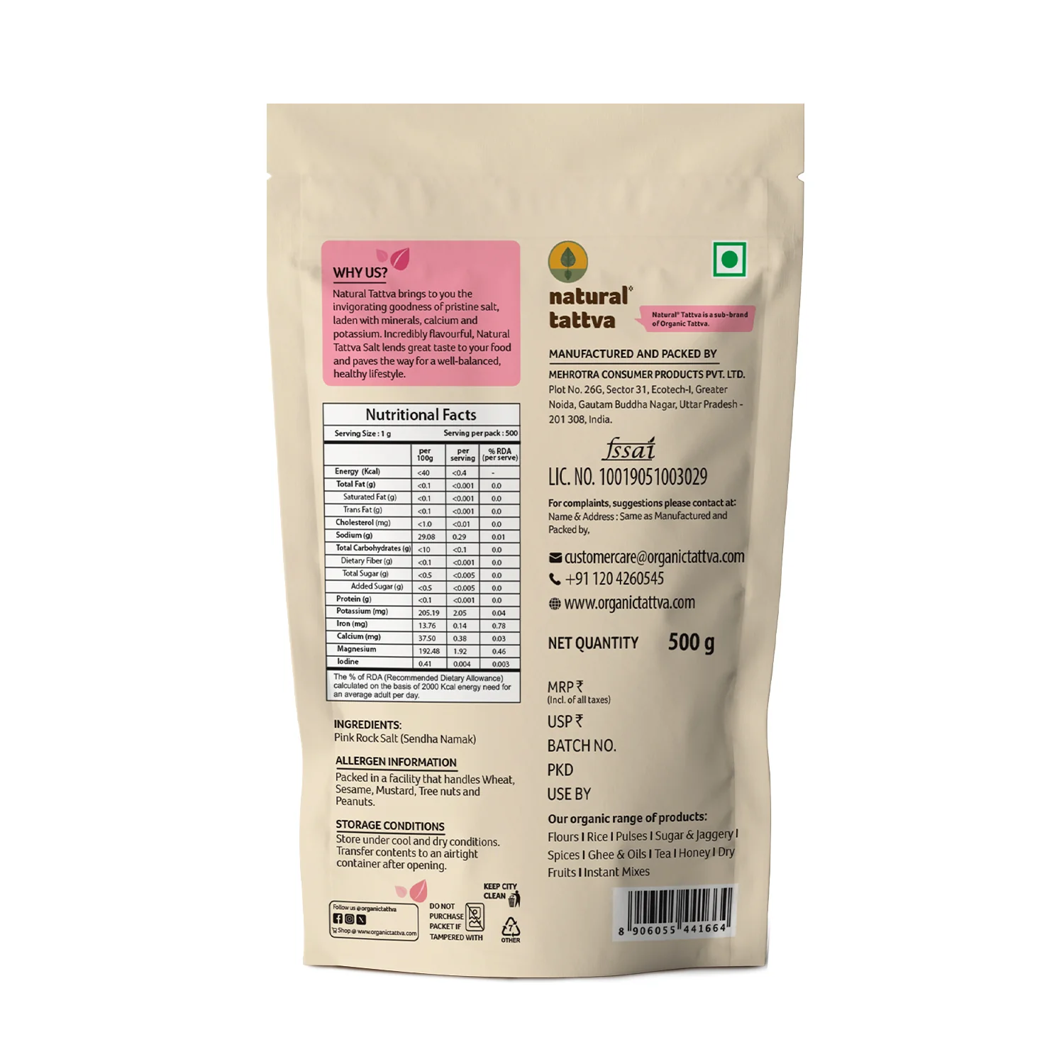 NATURAL TATTVA Himalayan Pink Salt Granules - Image 8