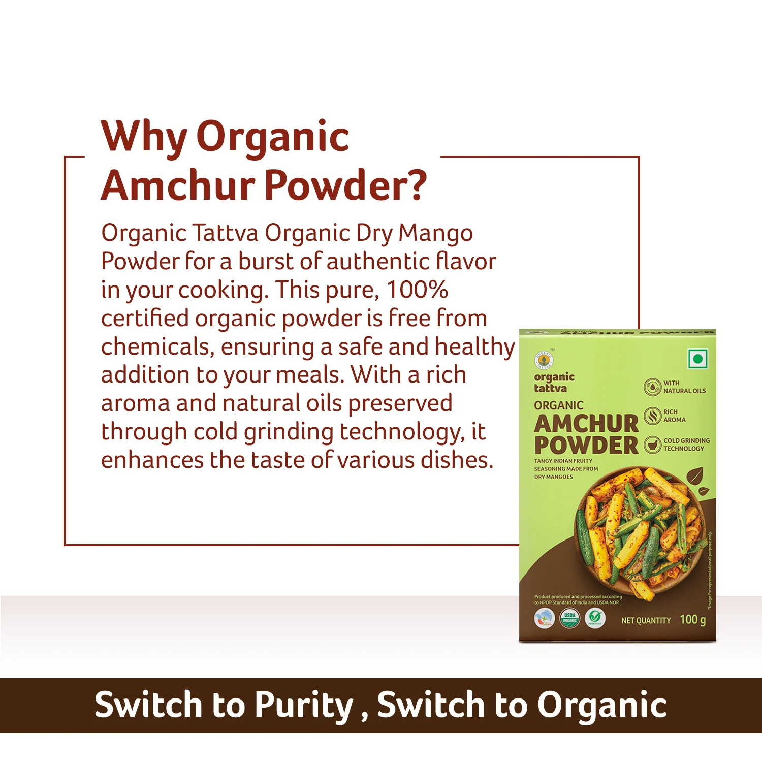 Organic Amchur (Dry Mango) Powder - Image 7
