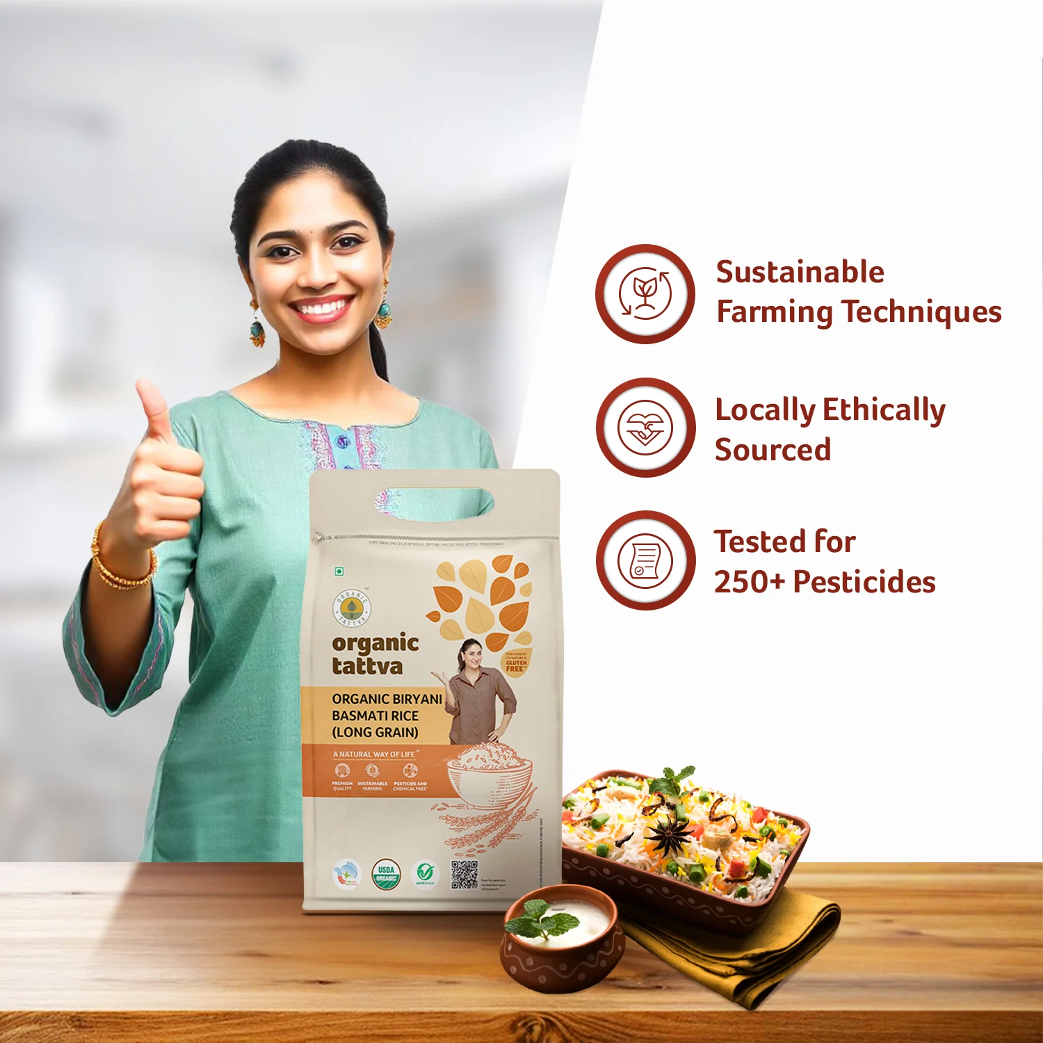 Organic Biryani Basmati Rice - Image 3