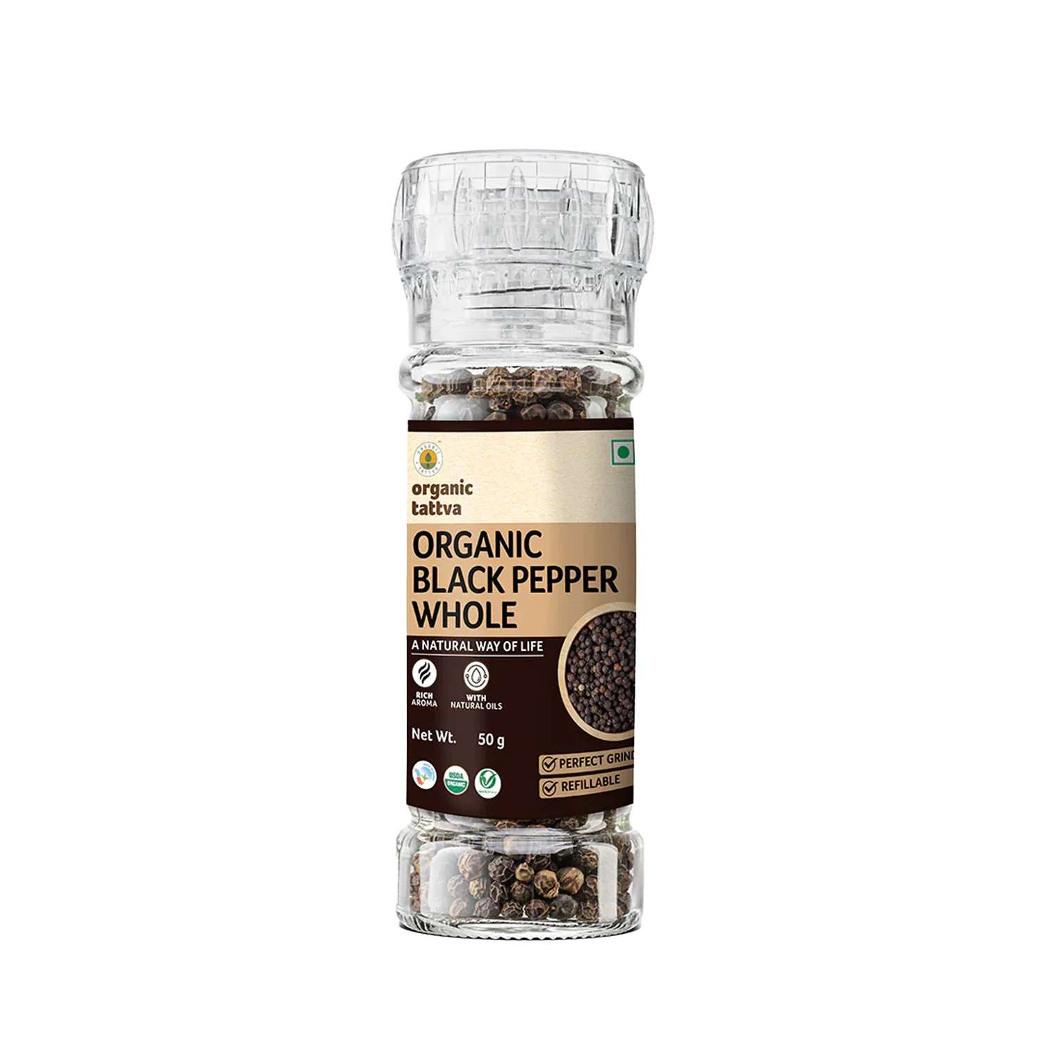 Organic Black Pepper Grinder - Image 8