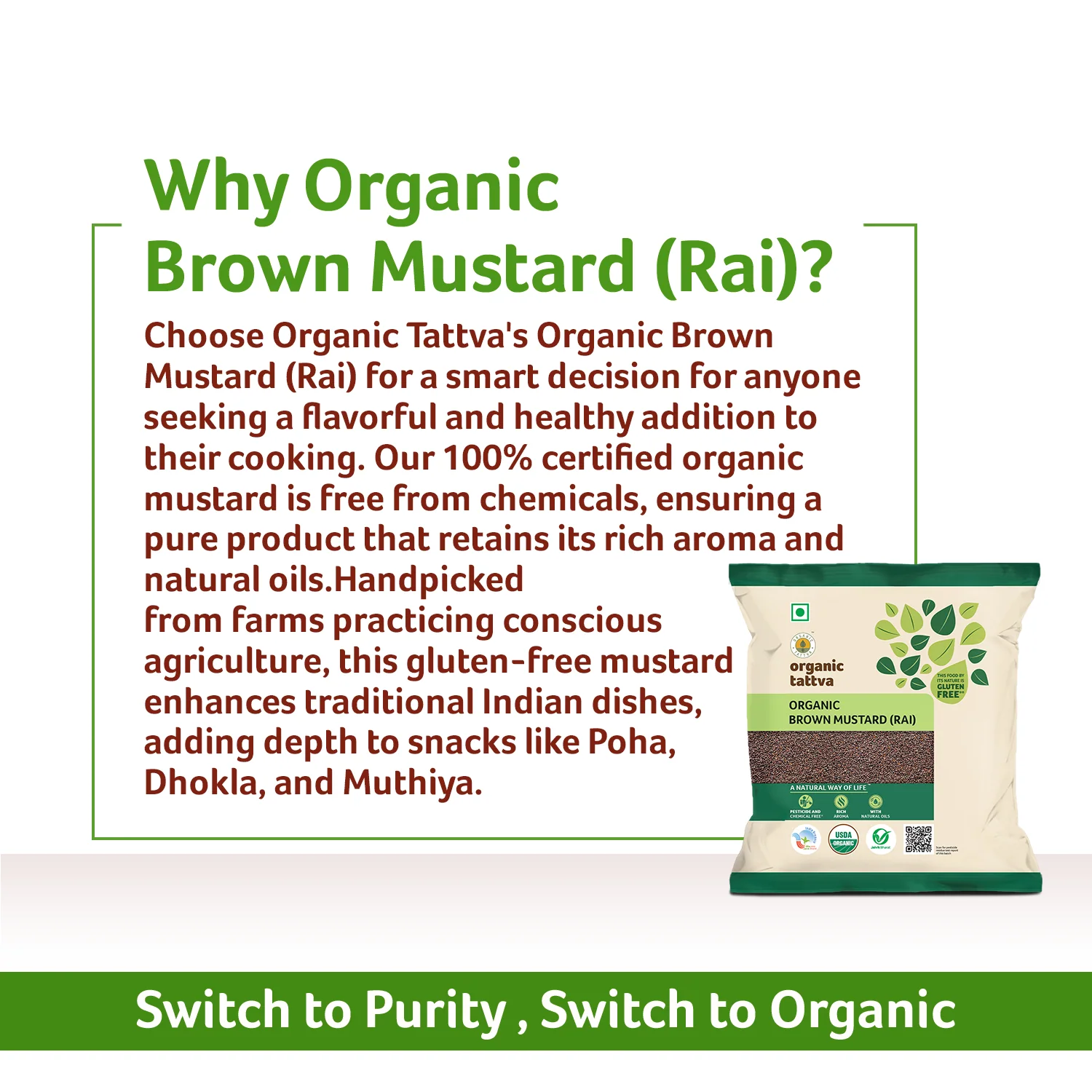 Organic Brown Mustard (Rai) - Image 5