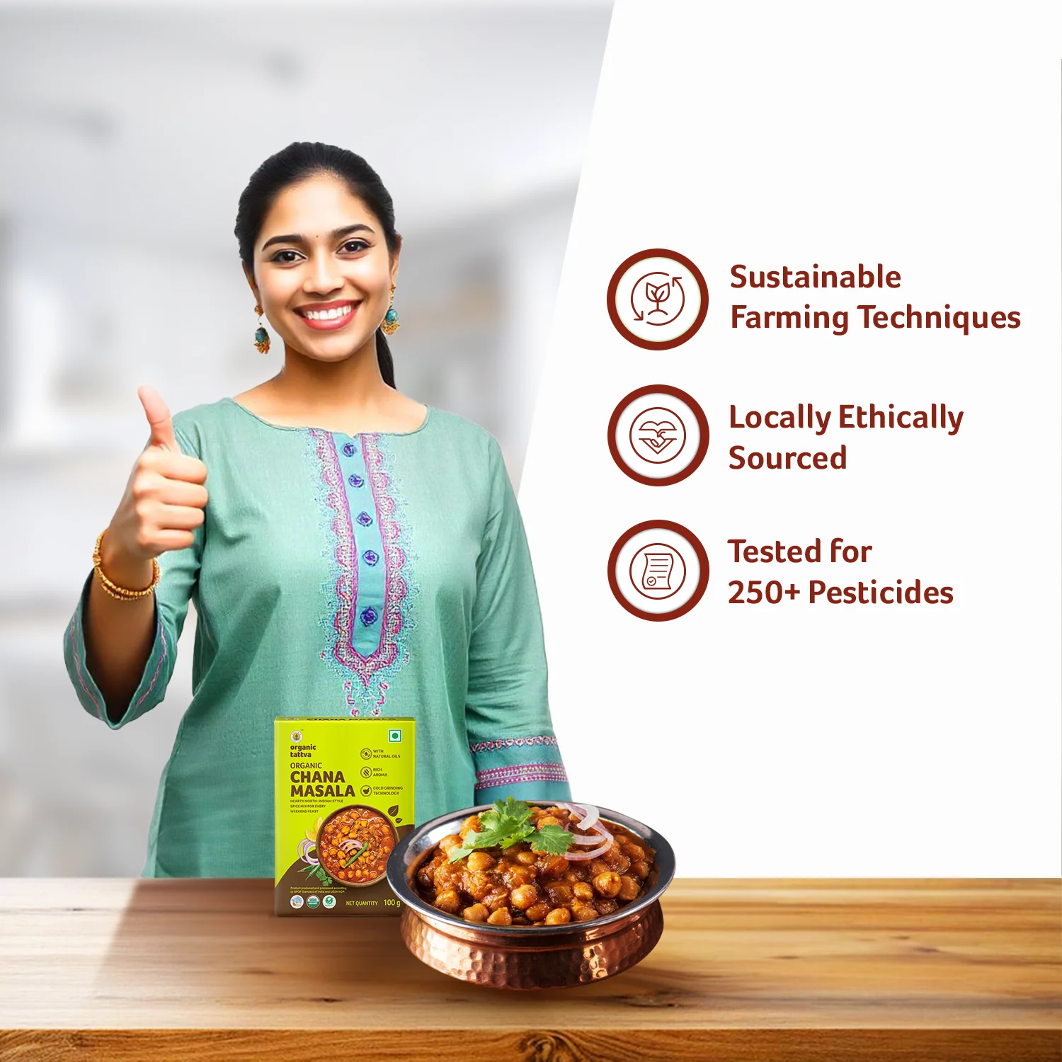Organic Chana Masala - Image 3