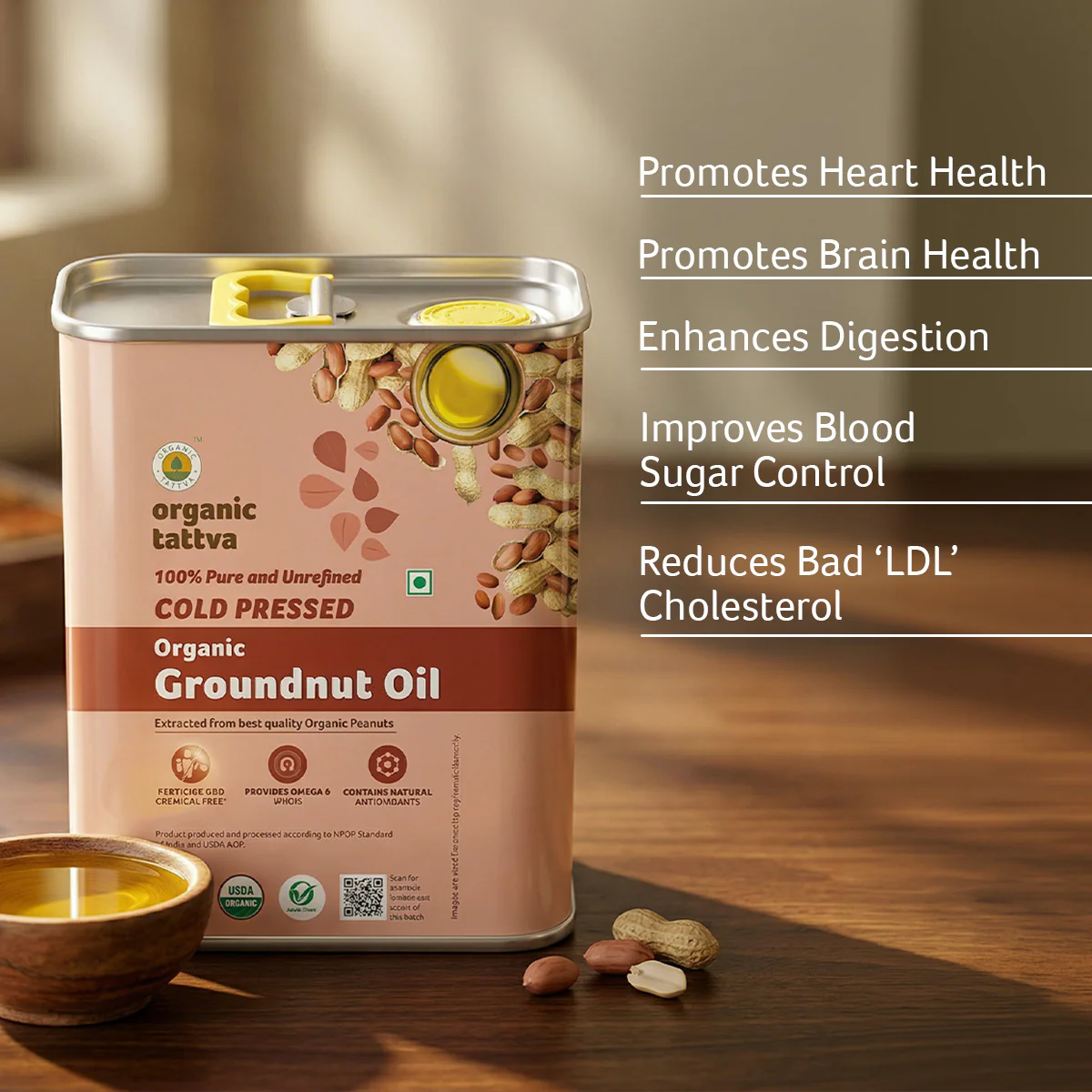 Organic Groundnut Oil - Image 6