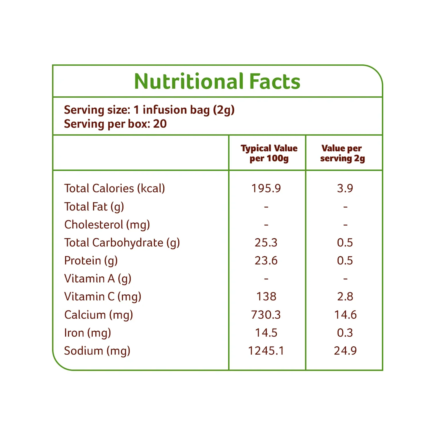 Organic Green Tea (20 teabags) - Image 6