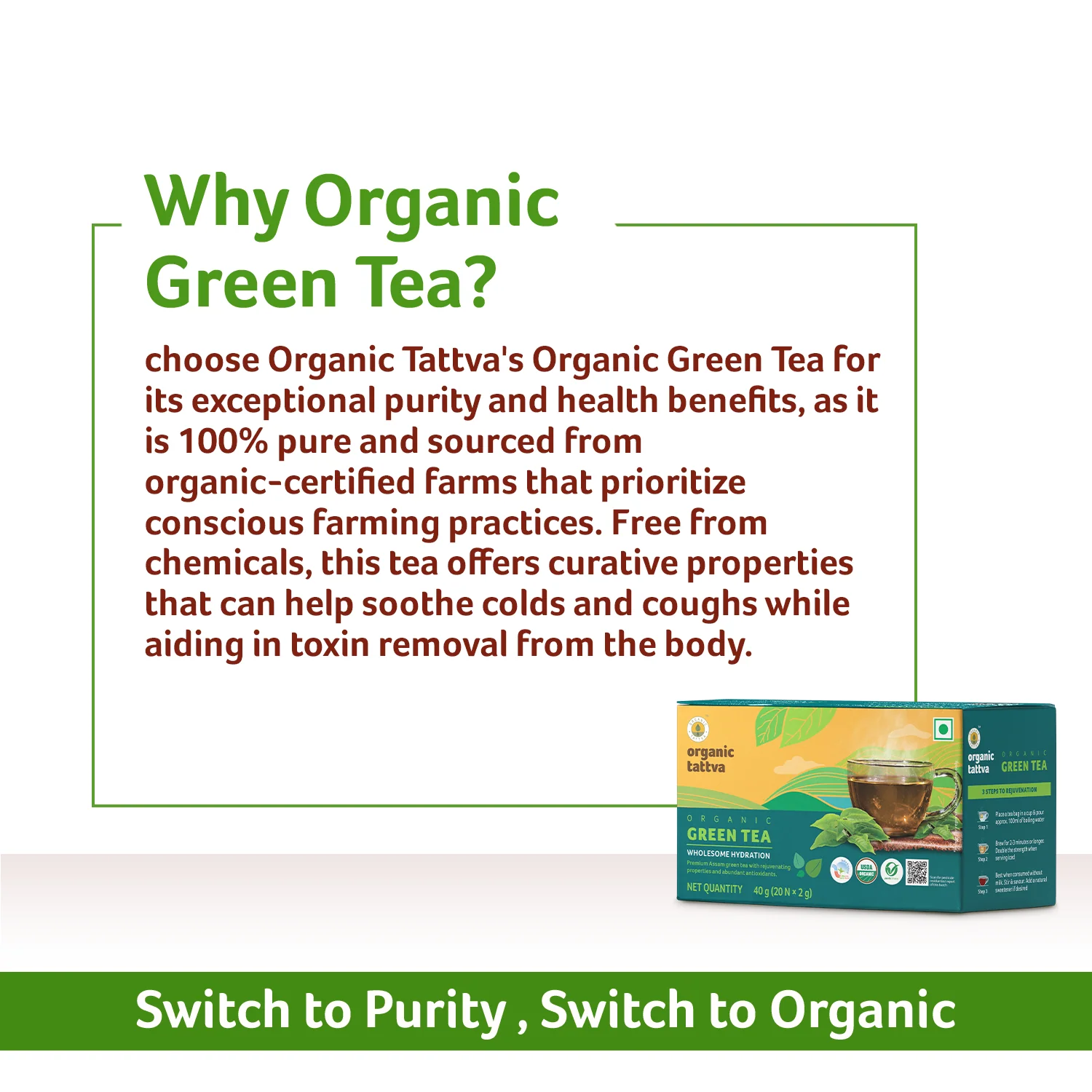 Organic Green Tea (20 teabags) - Image 7