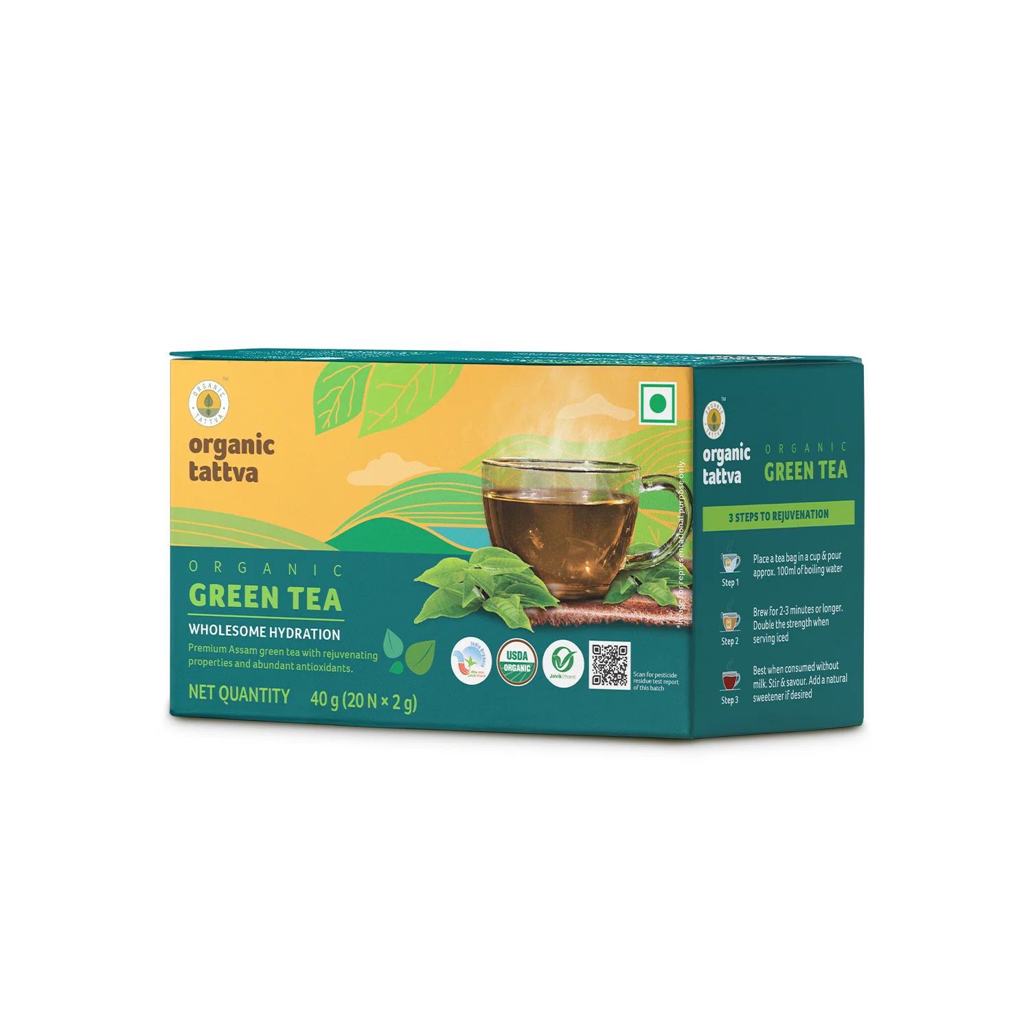 Organic Green Tea (20 teabags) - Image 8