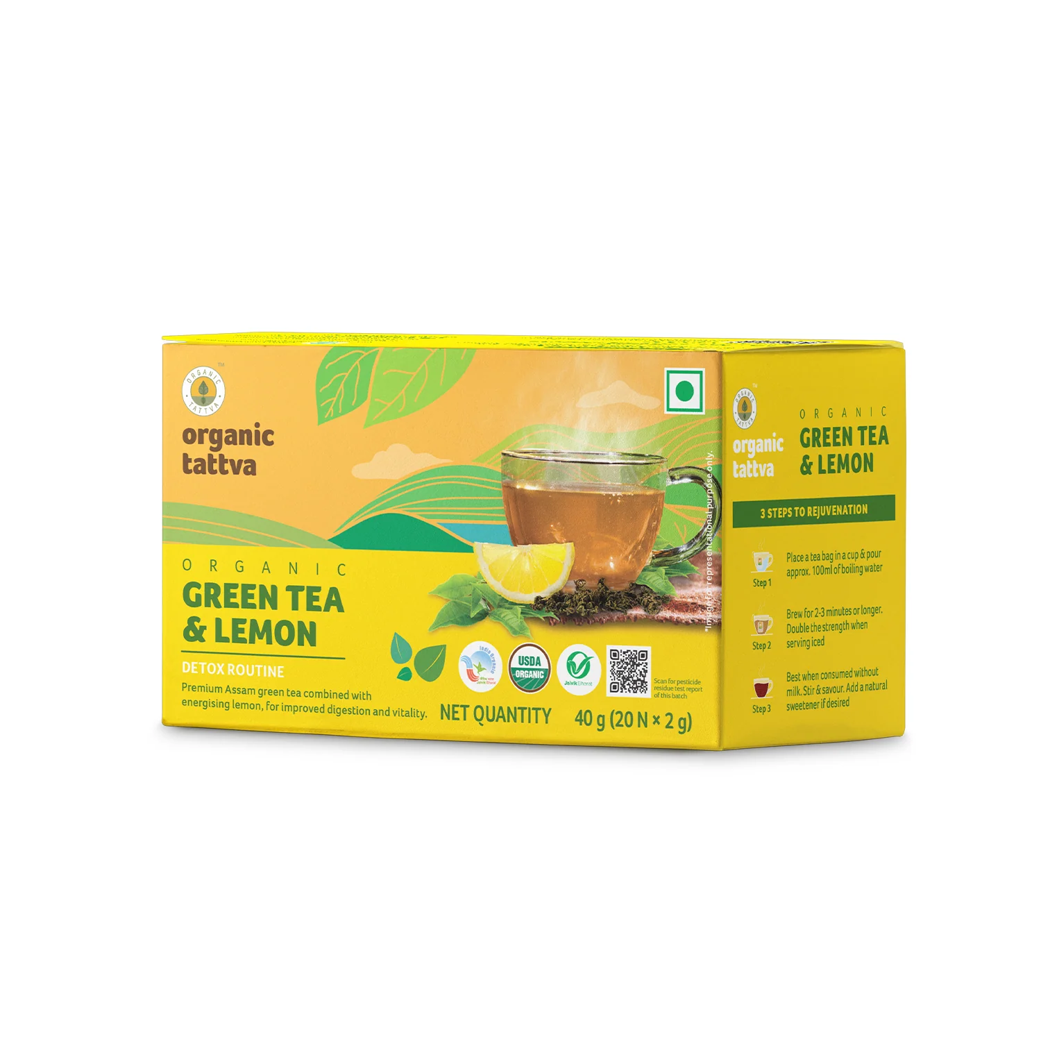Organic Green Tea & Lemon - Image 8