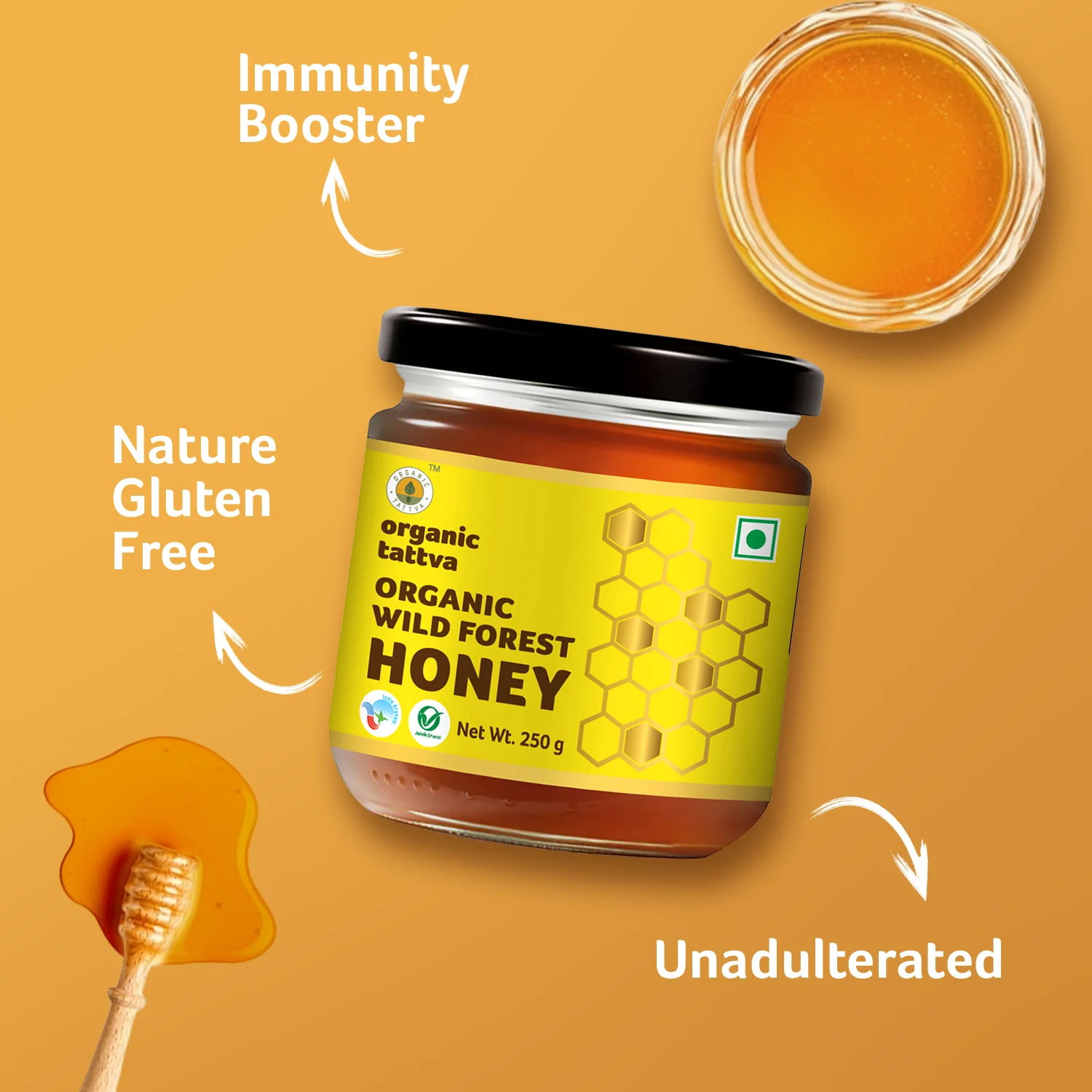 Organic Wild Forest Honey - Image 3