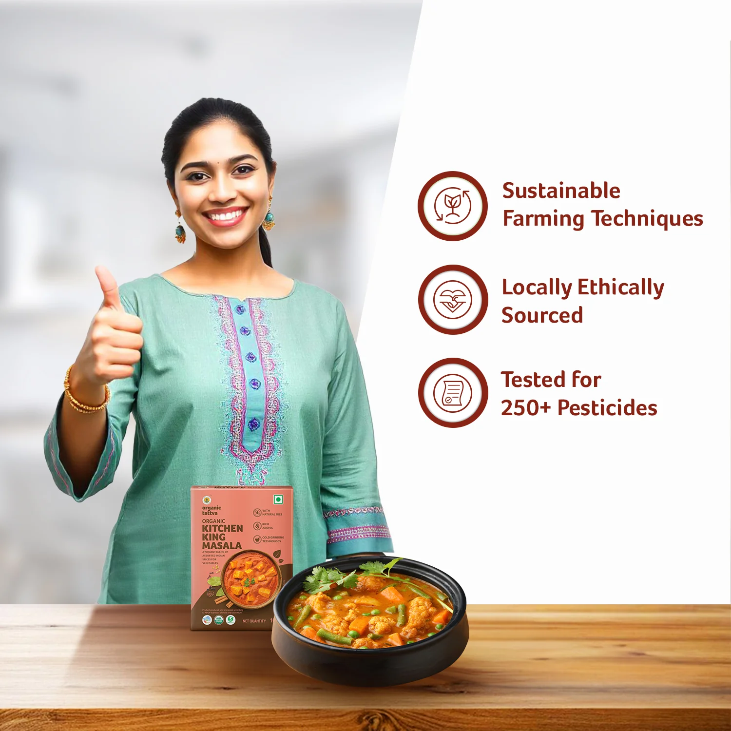 Organic Kitchen King Masala - Image 3