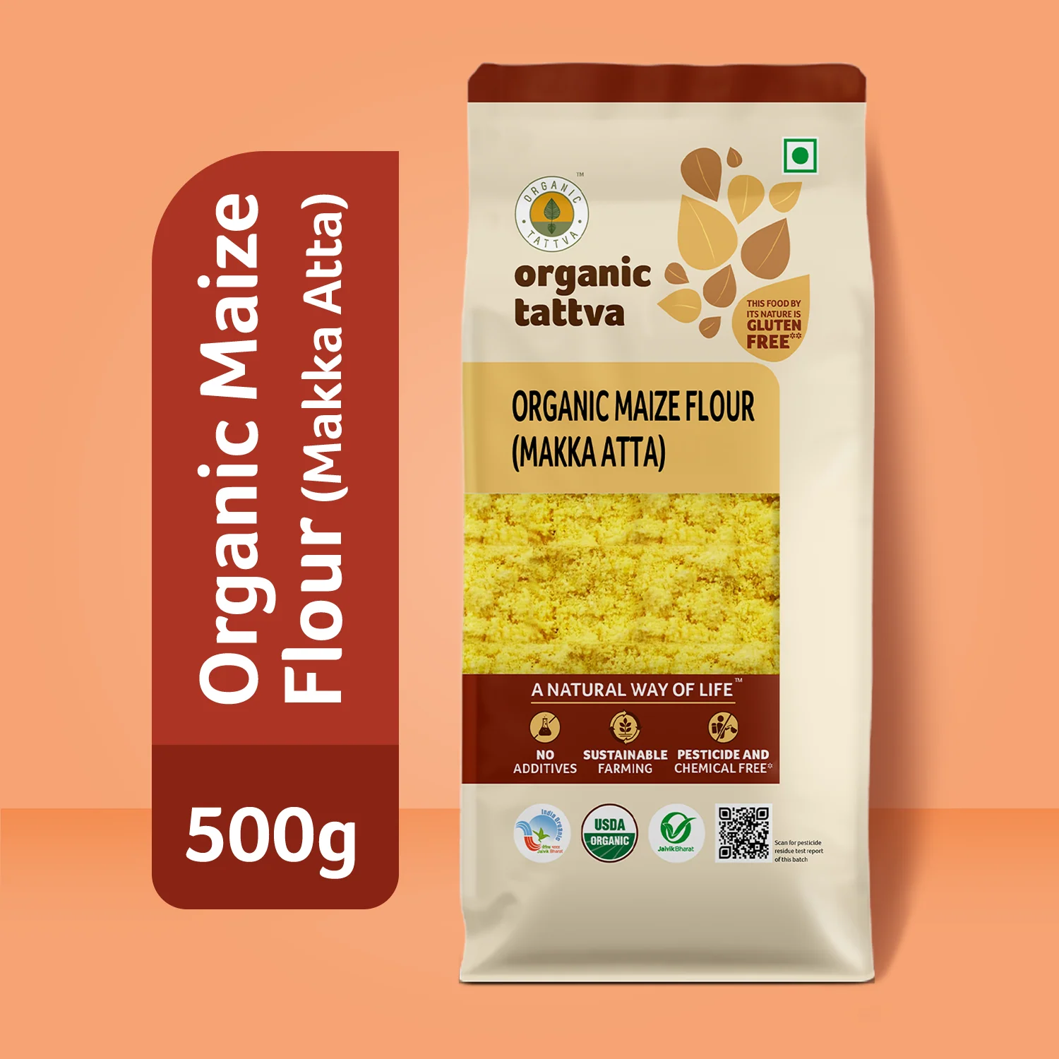 Organic Maize Flour (Makka Atta) - Image 4