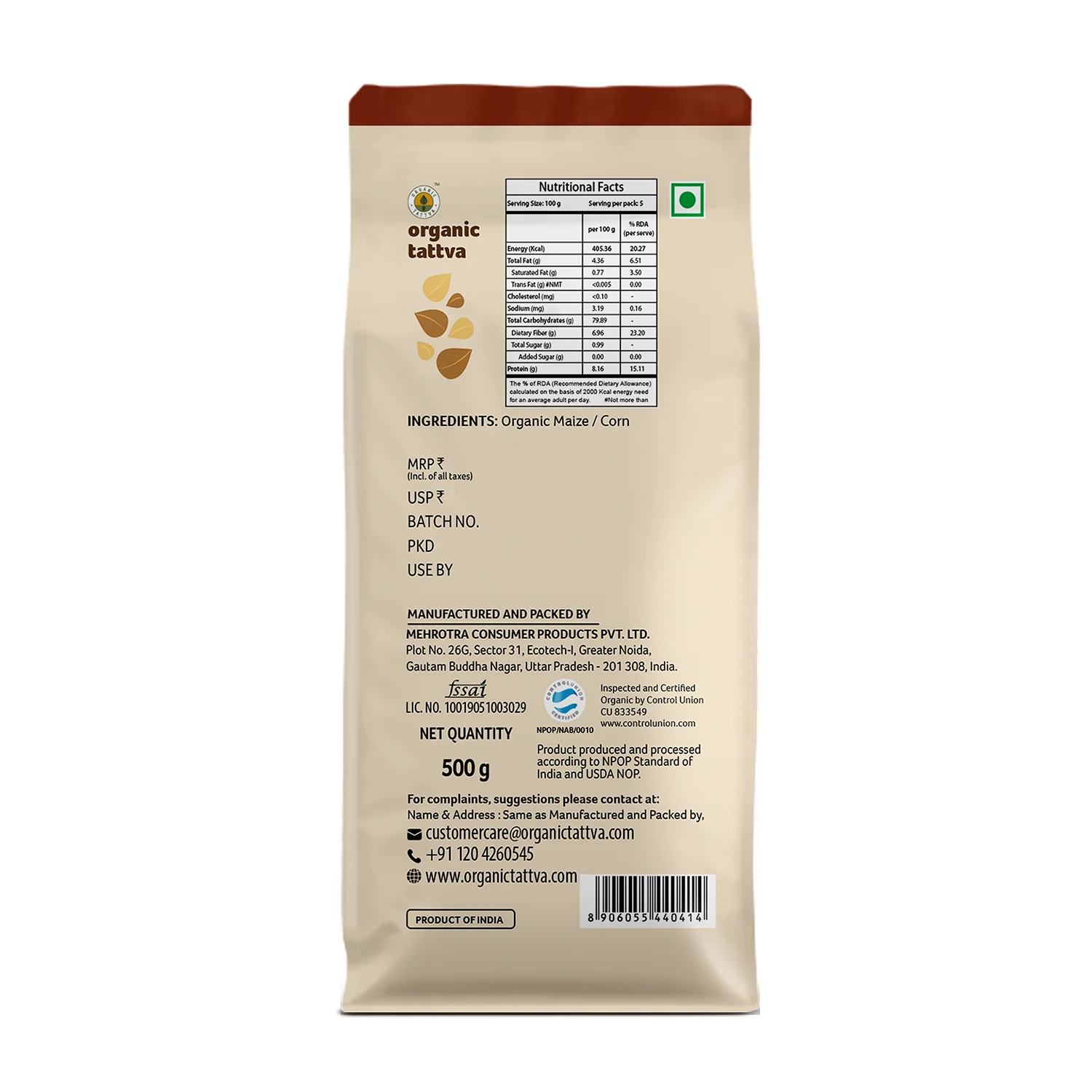 Organic Maize Flour (Makka Atta) - Image 9