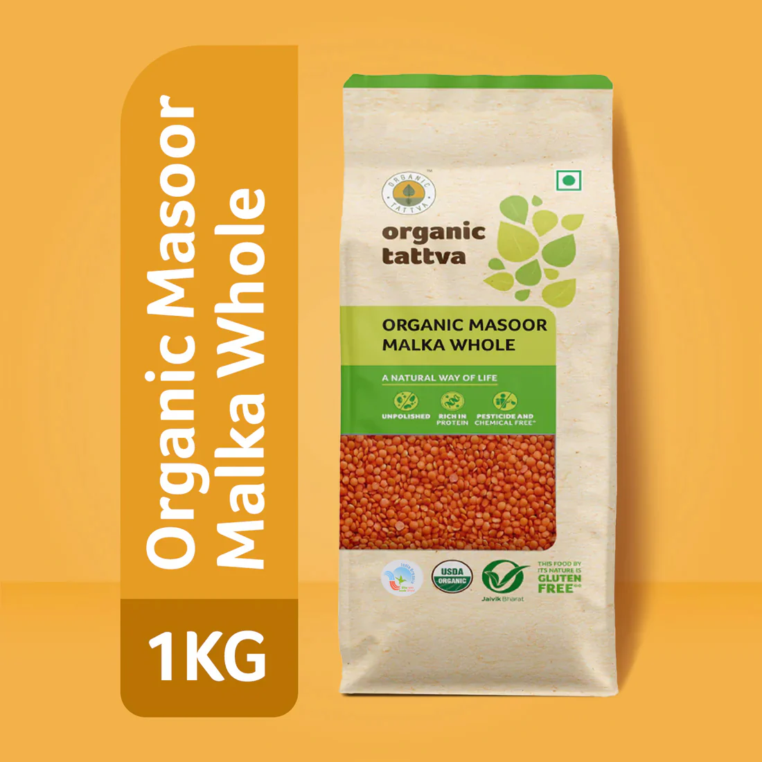 Organic Masoor Malka Whole - Image 2