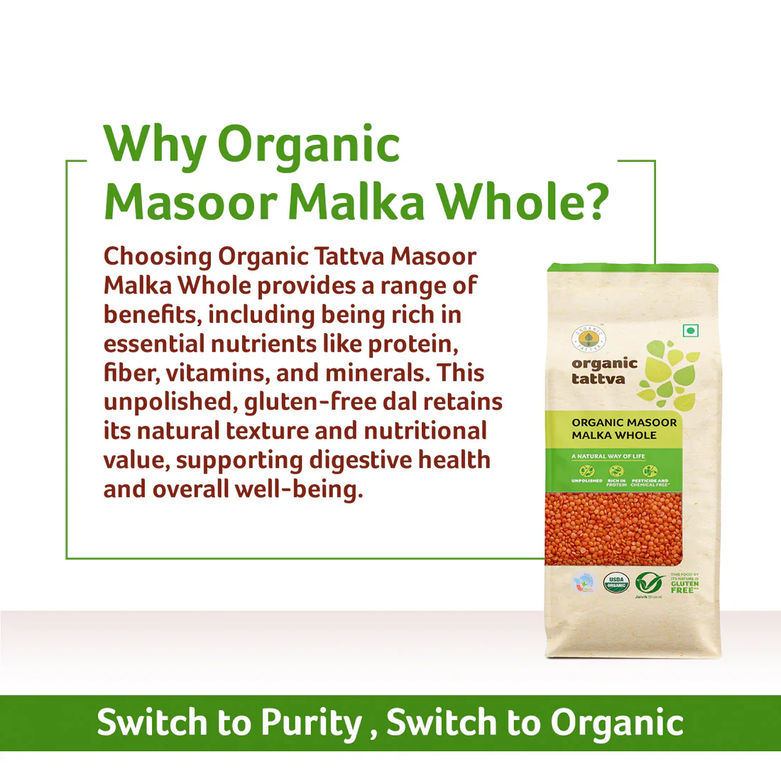 Organic Masoor Malka Whole - Image 5