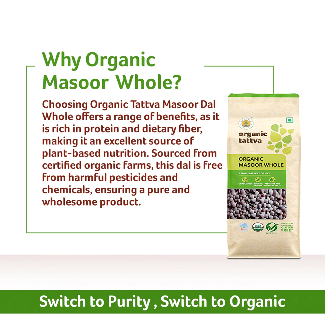 Organic Masoor Whole - Image 4