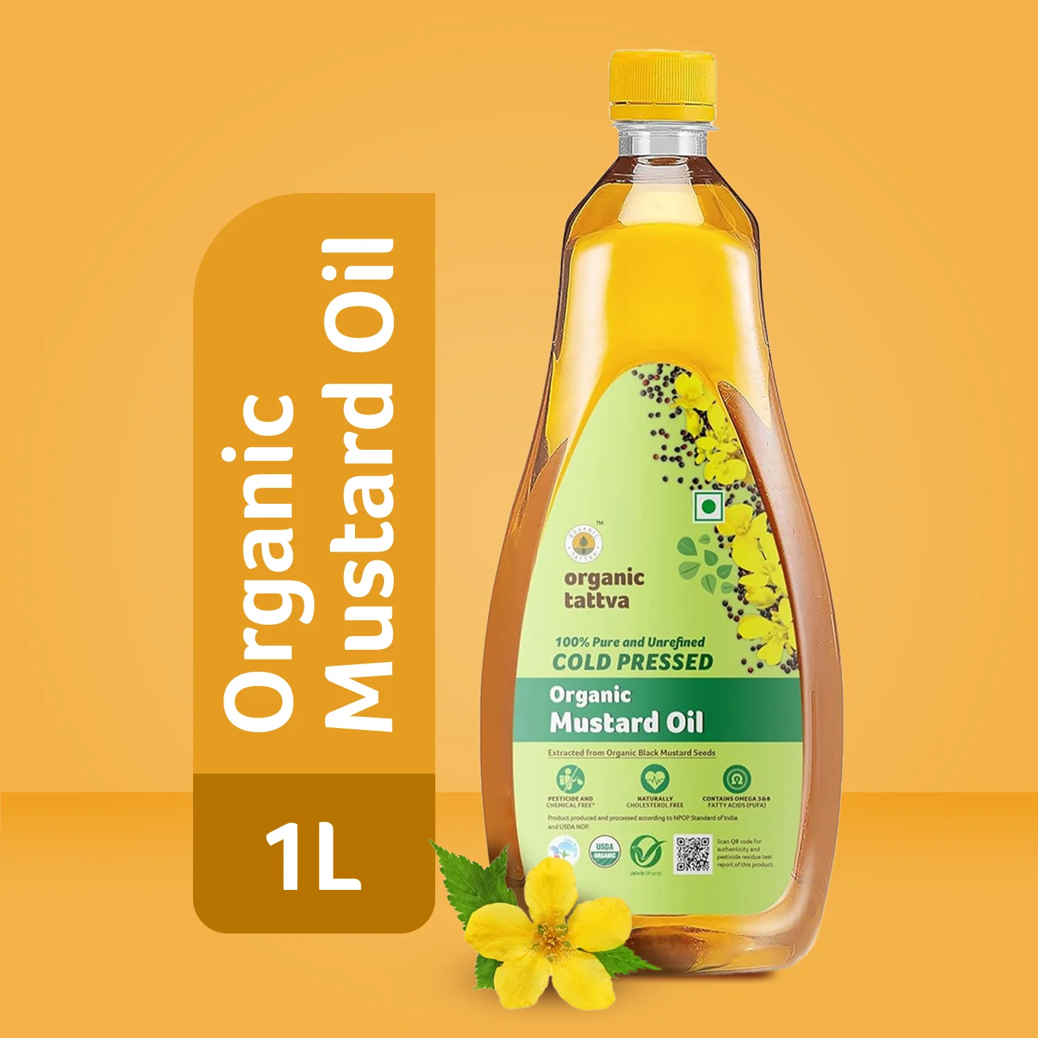 Organic Cold Pressed Mustard Oil - Image 3