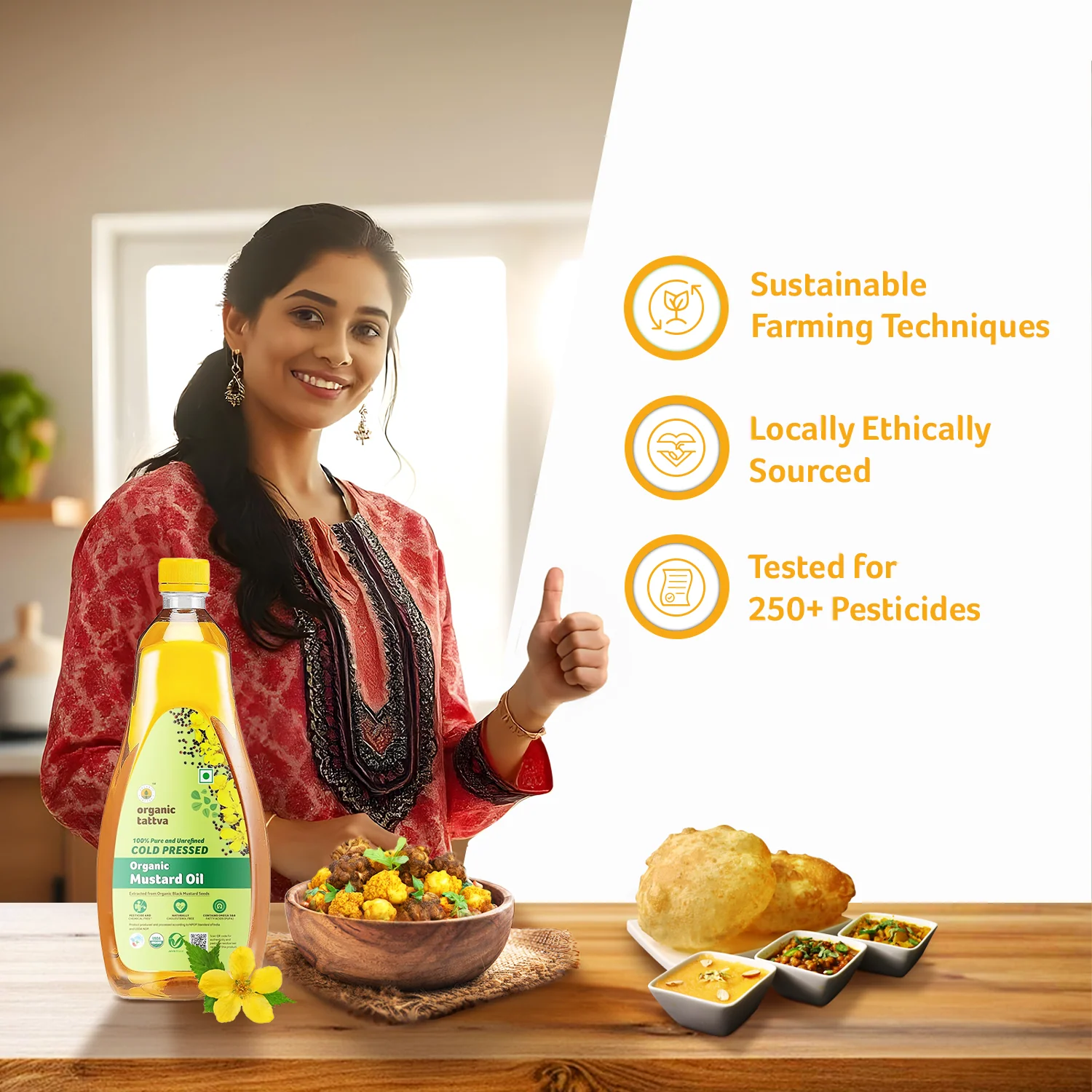 Organic Cold Pressed Mustard Oil - Image 4
