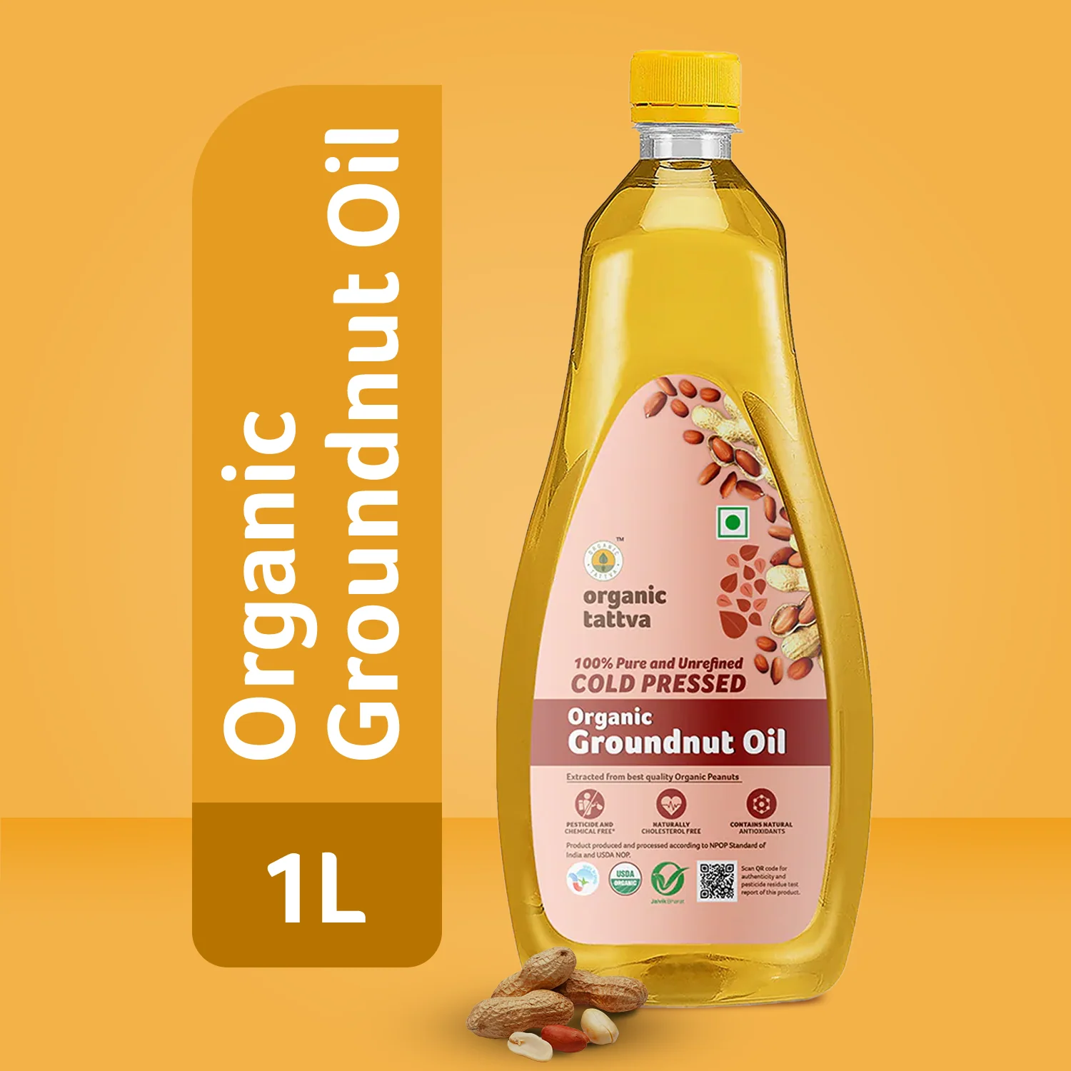 Organic Cold Pressed Groundnut Oil - Image 4