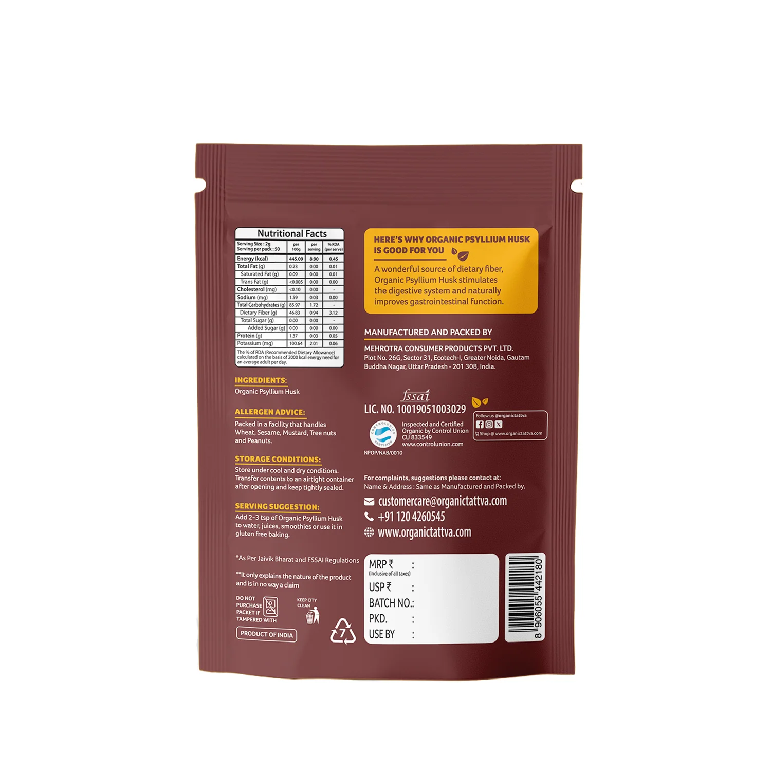 Organic Psyllium Husk - Image 8