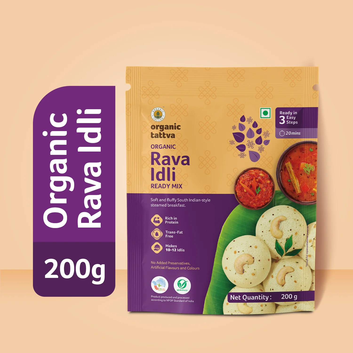 Organic Rava Idli Ready Mix - Image 4
