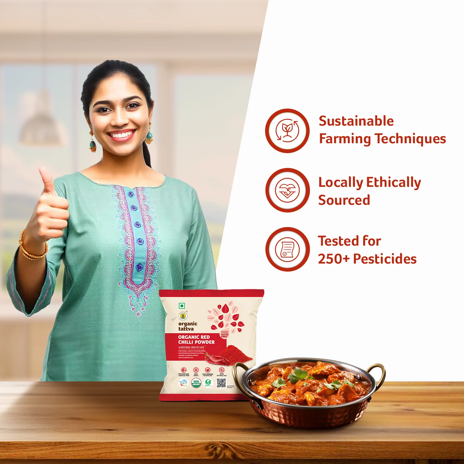 Organic Red Chilli Powder - Image 3