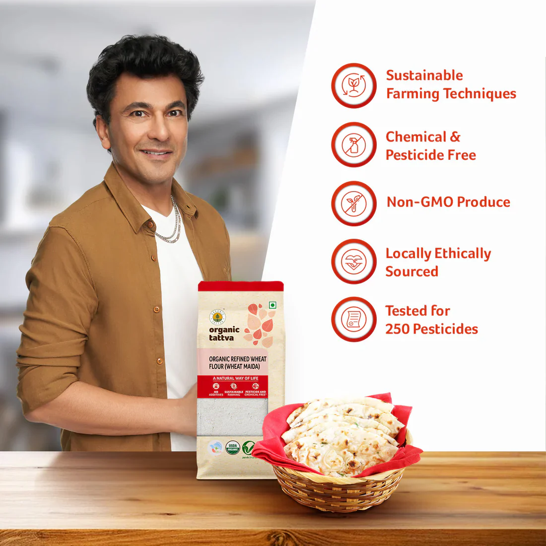 Organic Refined Wheat Flour (Wheat Maida) - Image 3