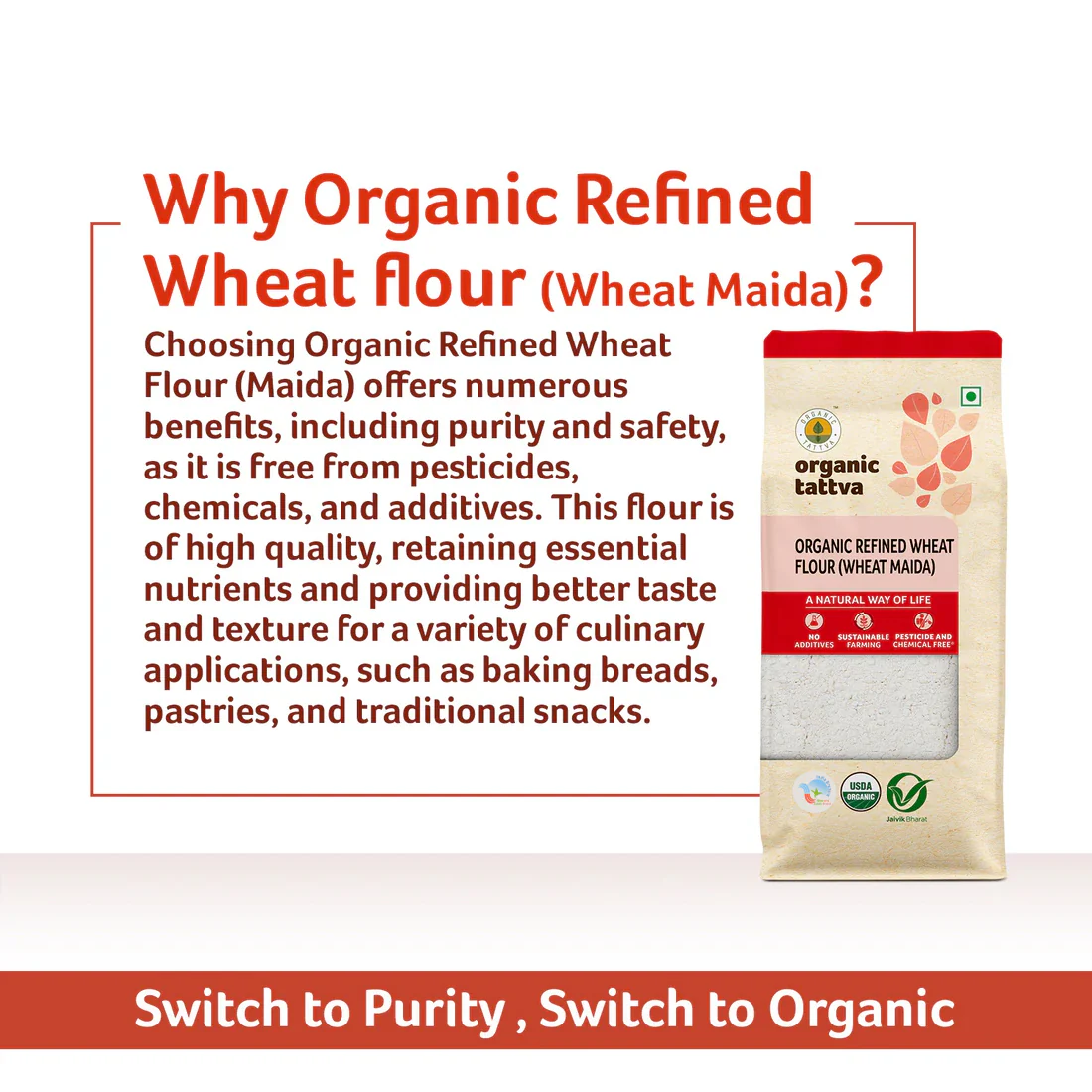 Organic Refined Wheat Flour (Wheat Maida) - Image 6