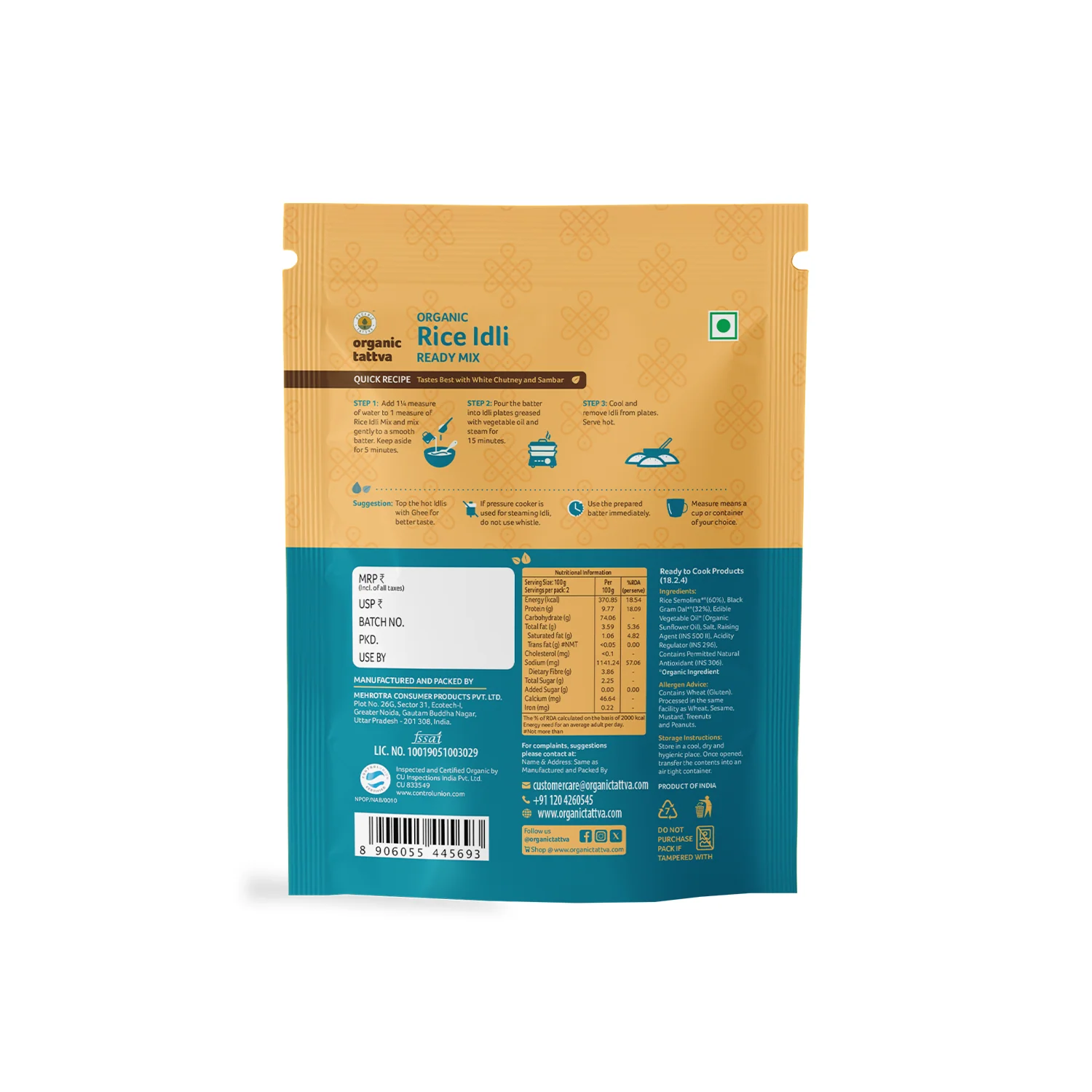 Organic Rice Idli Ready Mix - Image 9