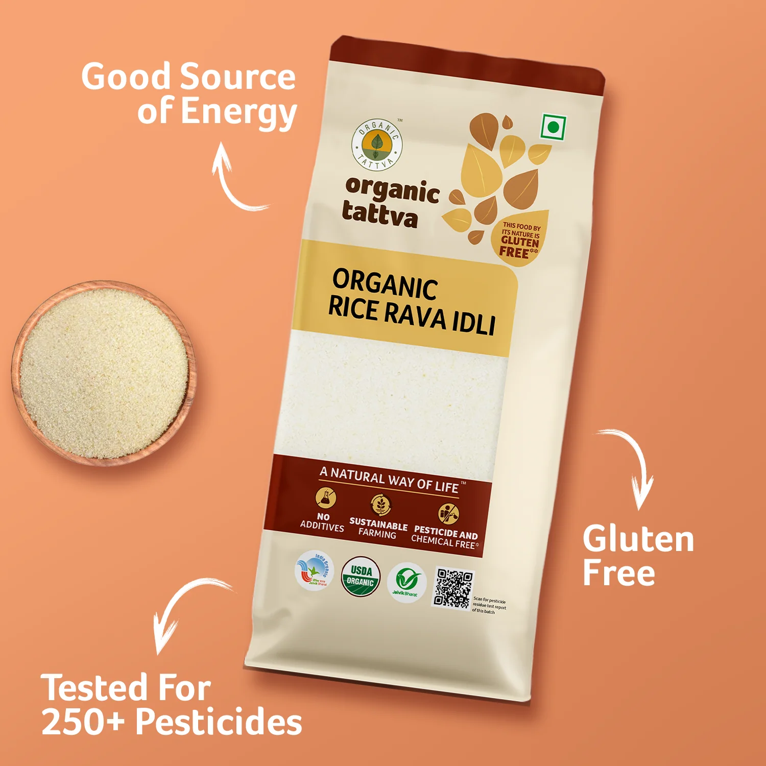 Organic Rice Rava Idli - Image 2