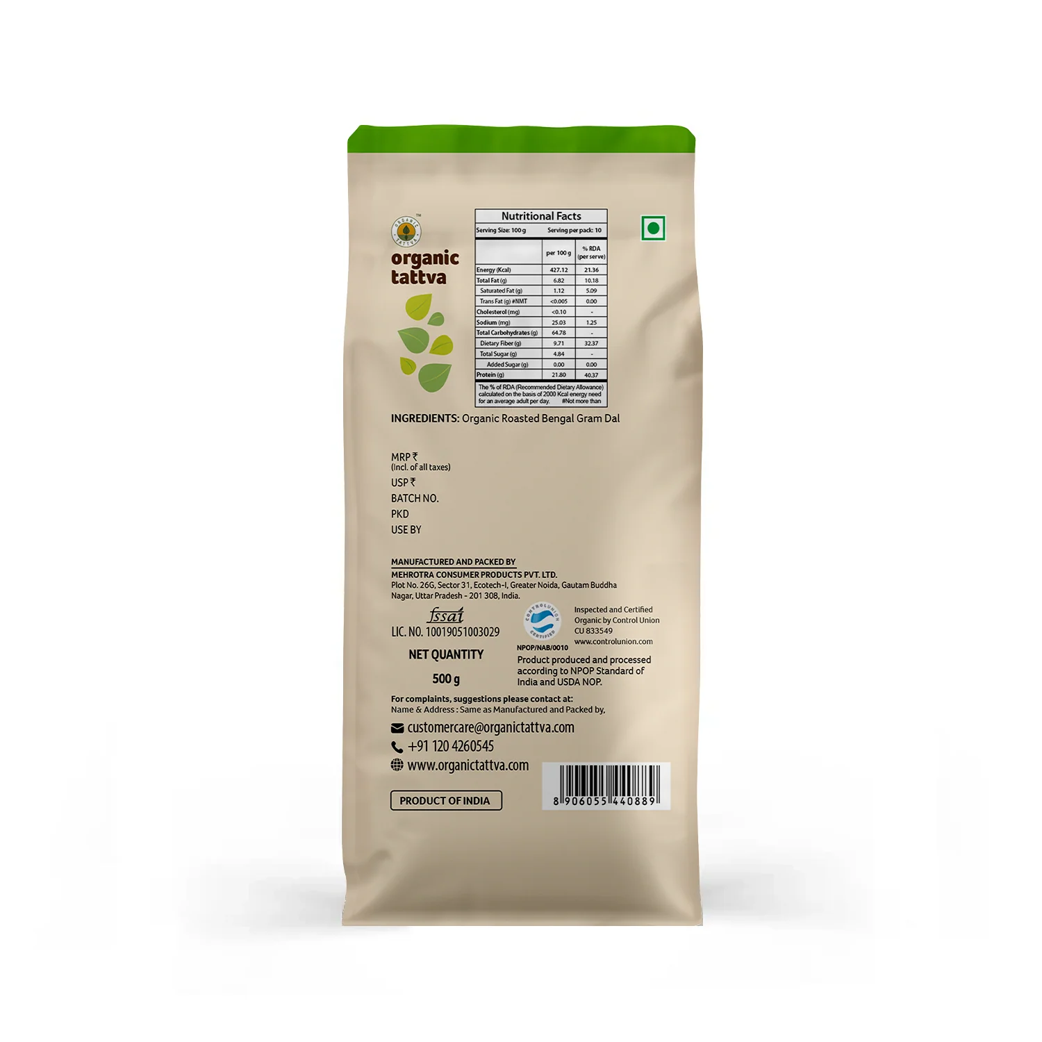 Organic Roasted Chana Dal - Image 9