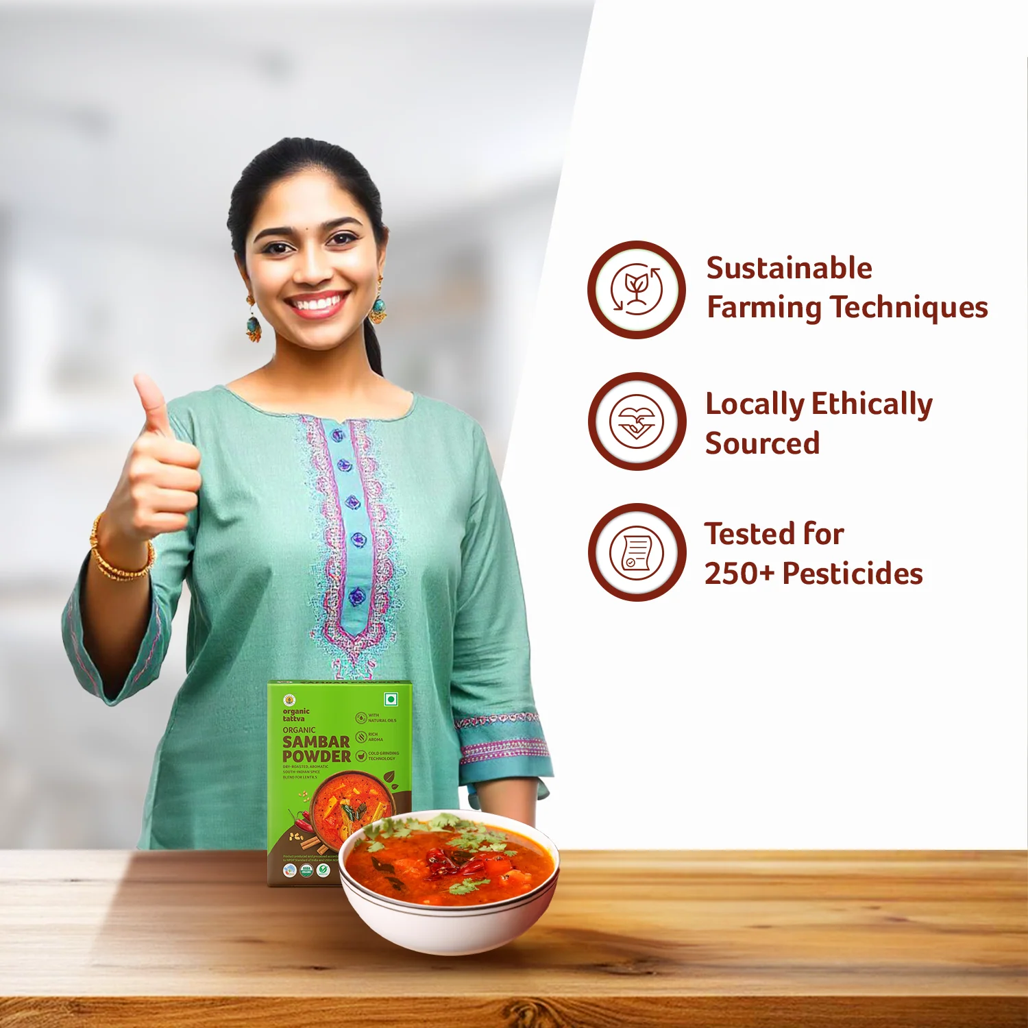 Organic Sambar Powder - Image 3