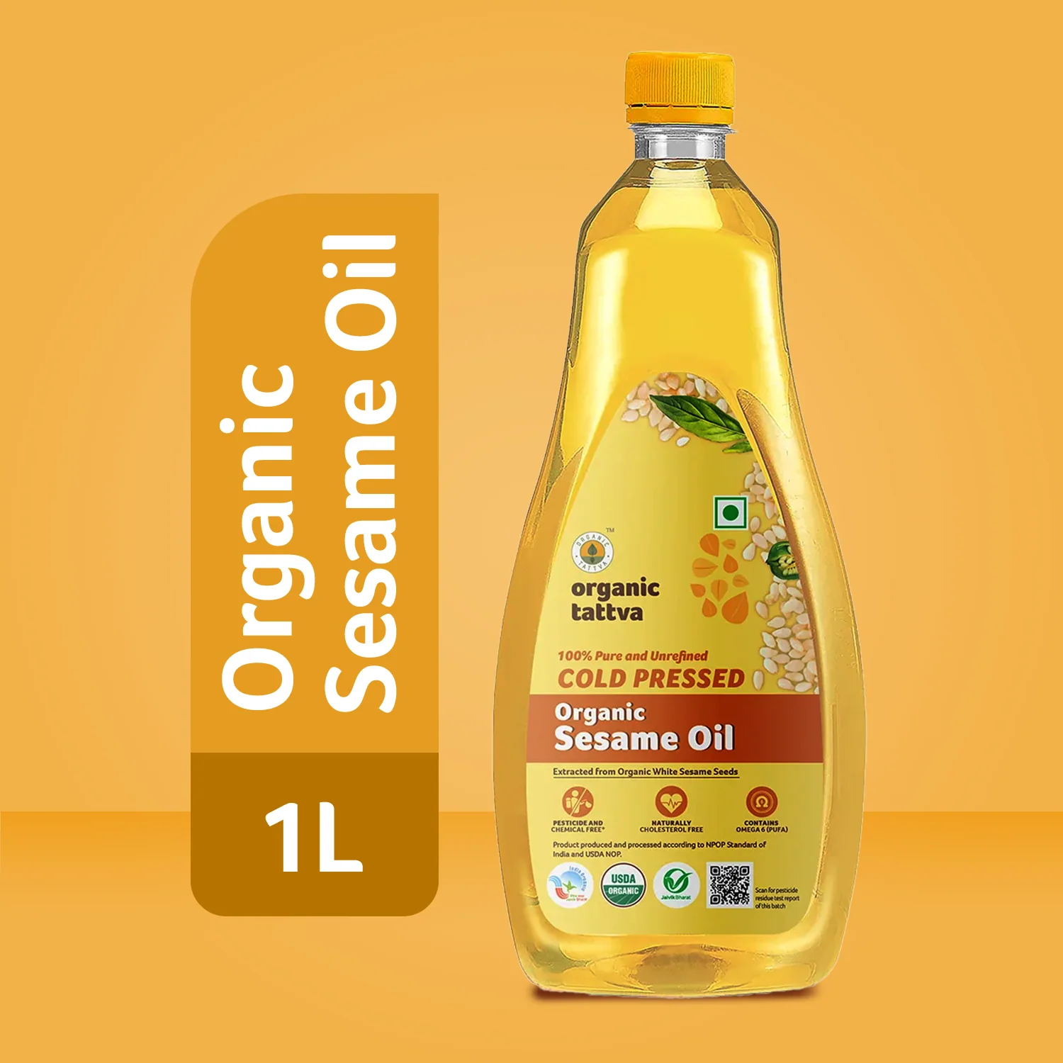 Organic Cold Pressed Sesame Oil - Image 4