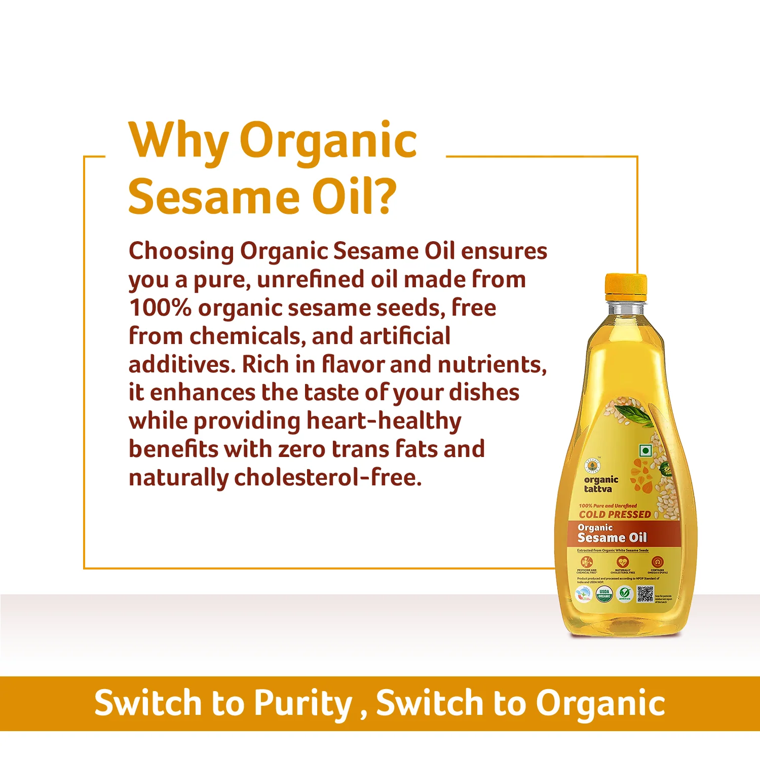 Organic Cold Pressed Sesame Oil - Image 5