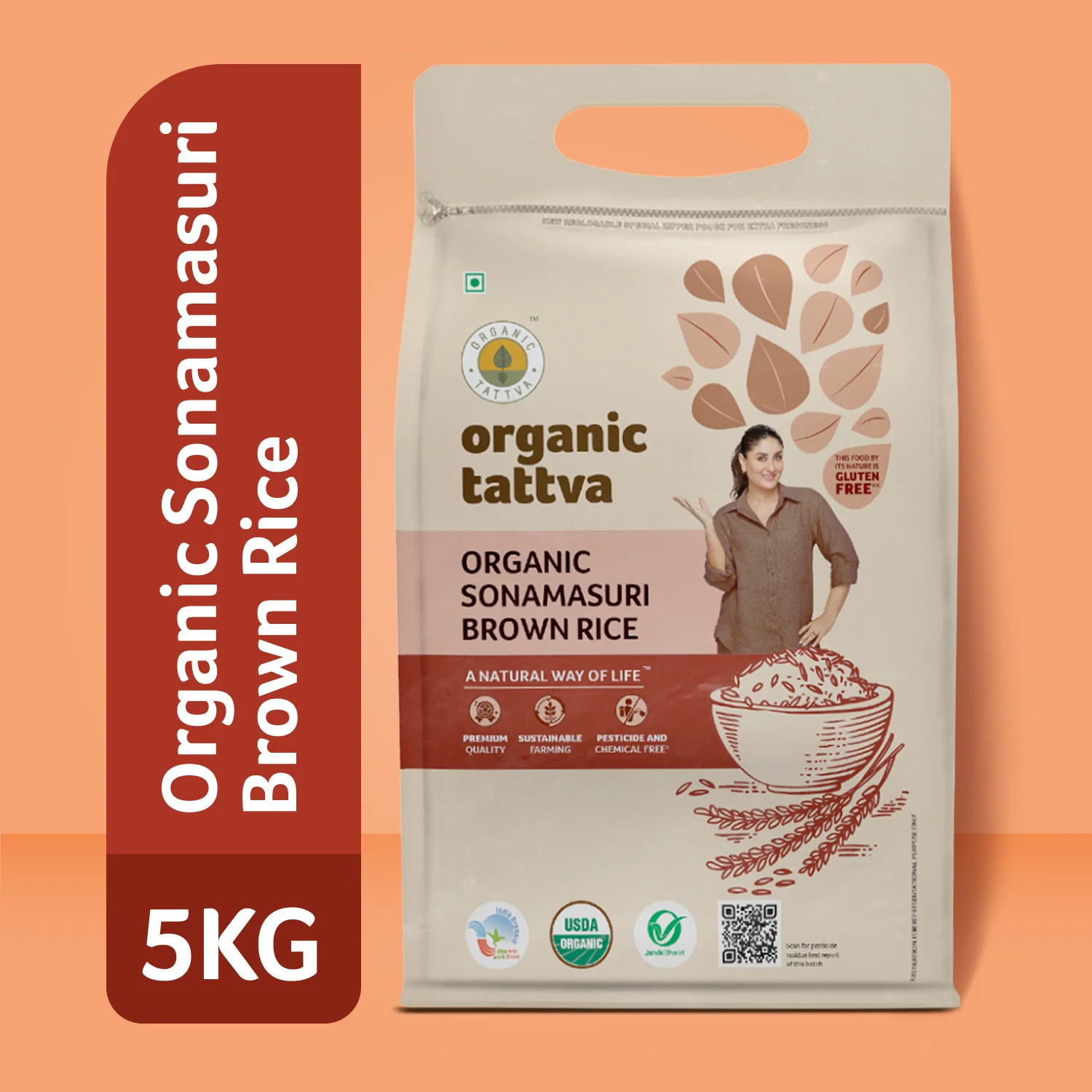 Organic Sonamasuri Brown Rice - Image 5