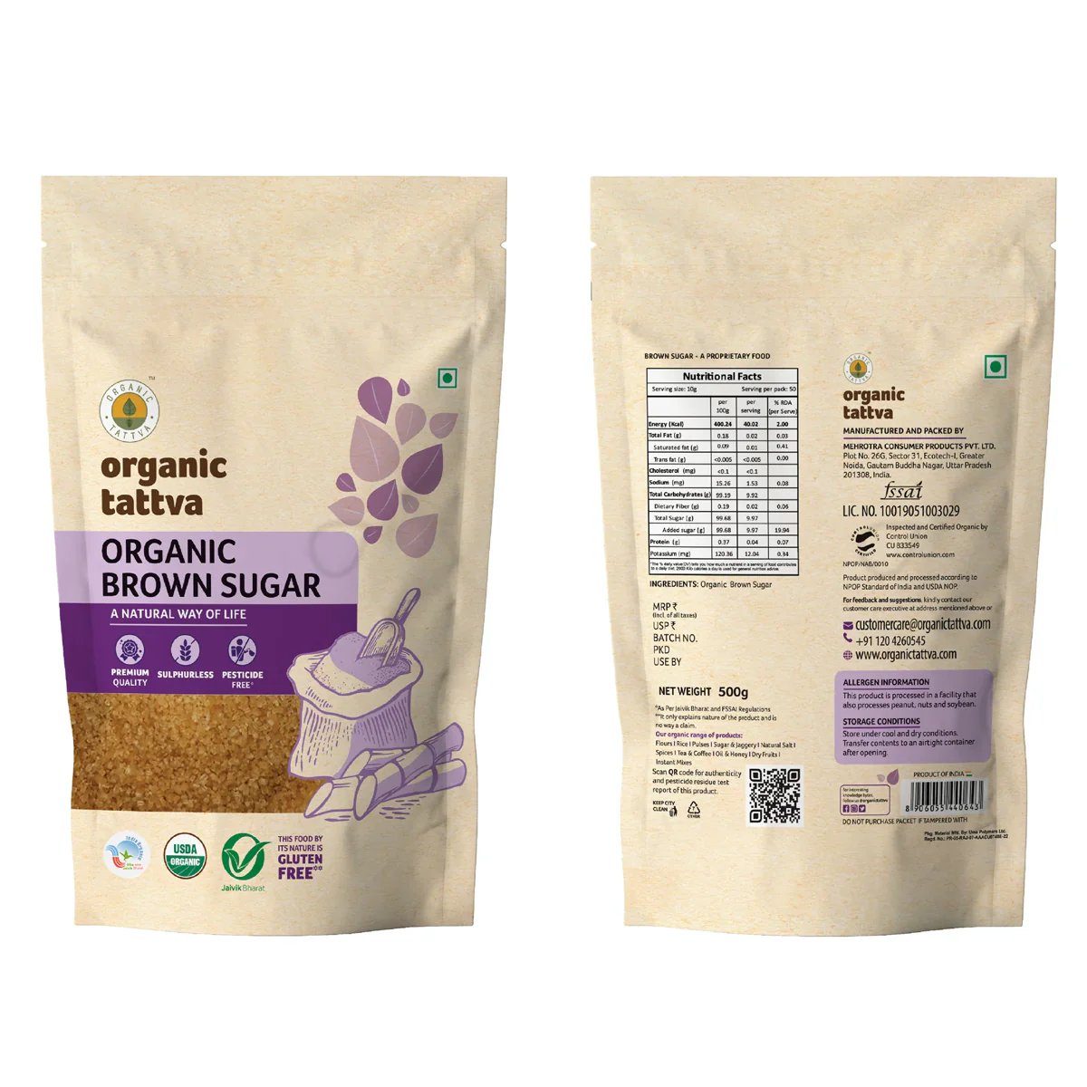 Organic Starter Pack - Wheat flour ,Mustard oil, Basmati Rice, Arhar Dal, Moong Dal, Kabuli chana, Brown sugar, Rock Salt - Image 3