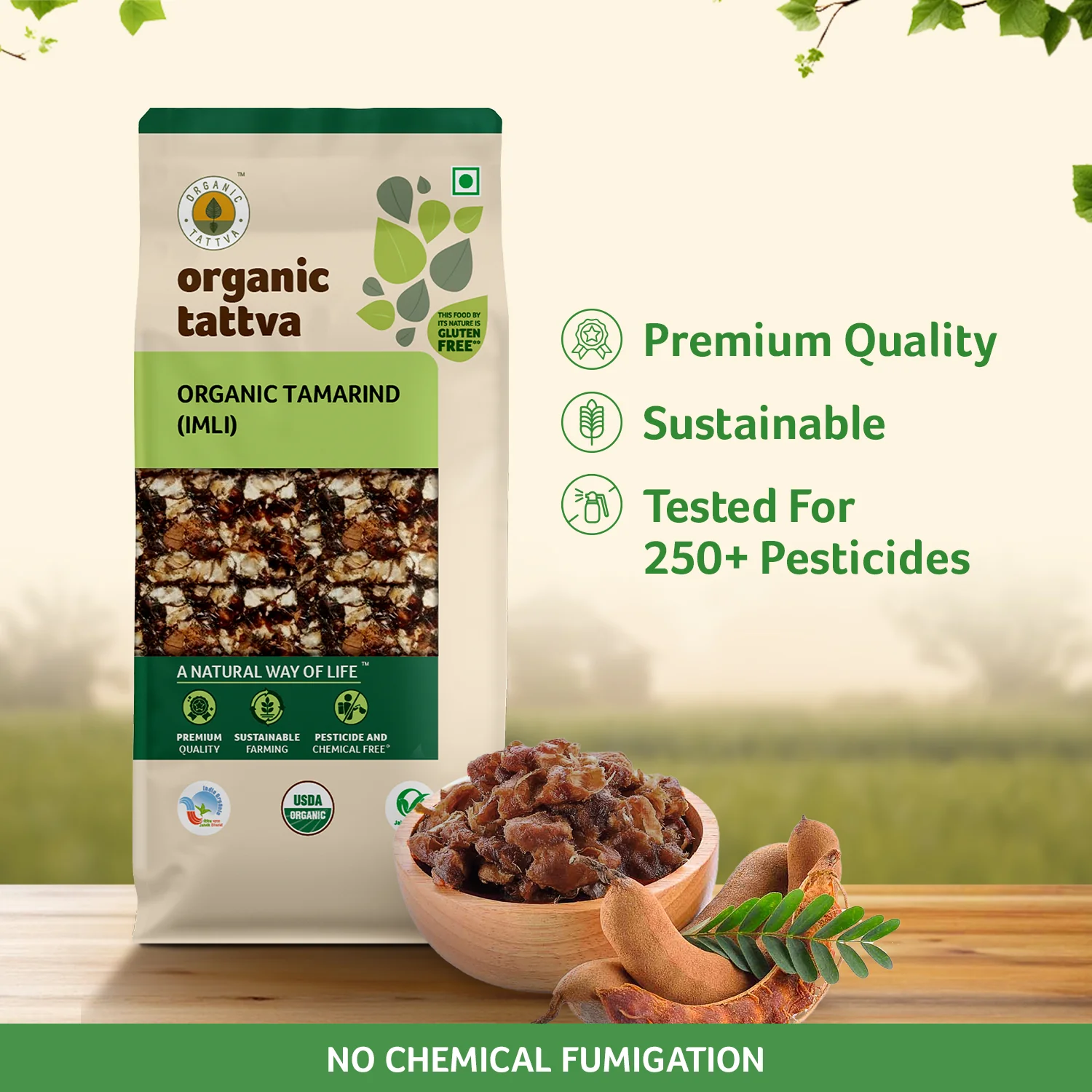 Organic Tamarind Whole