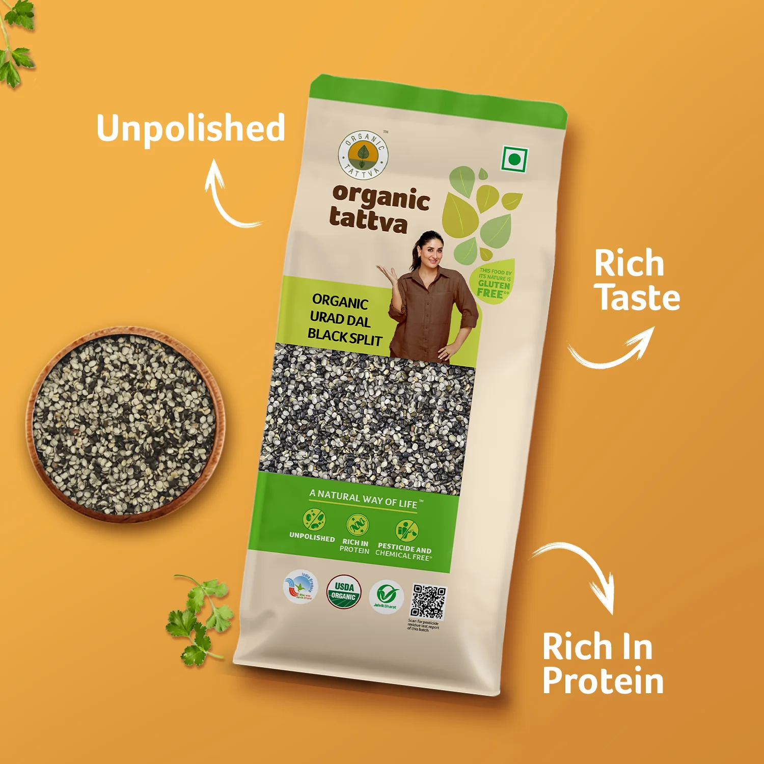 Organic Urad Dal Black Split - Image 2