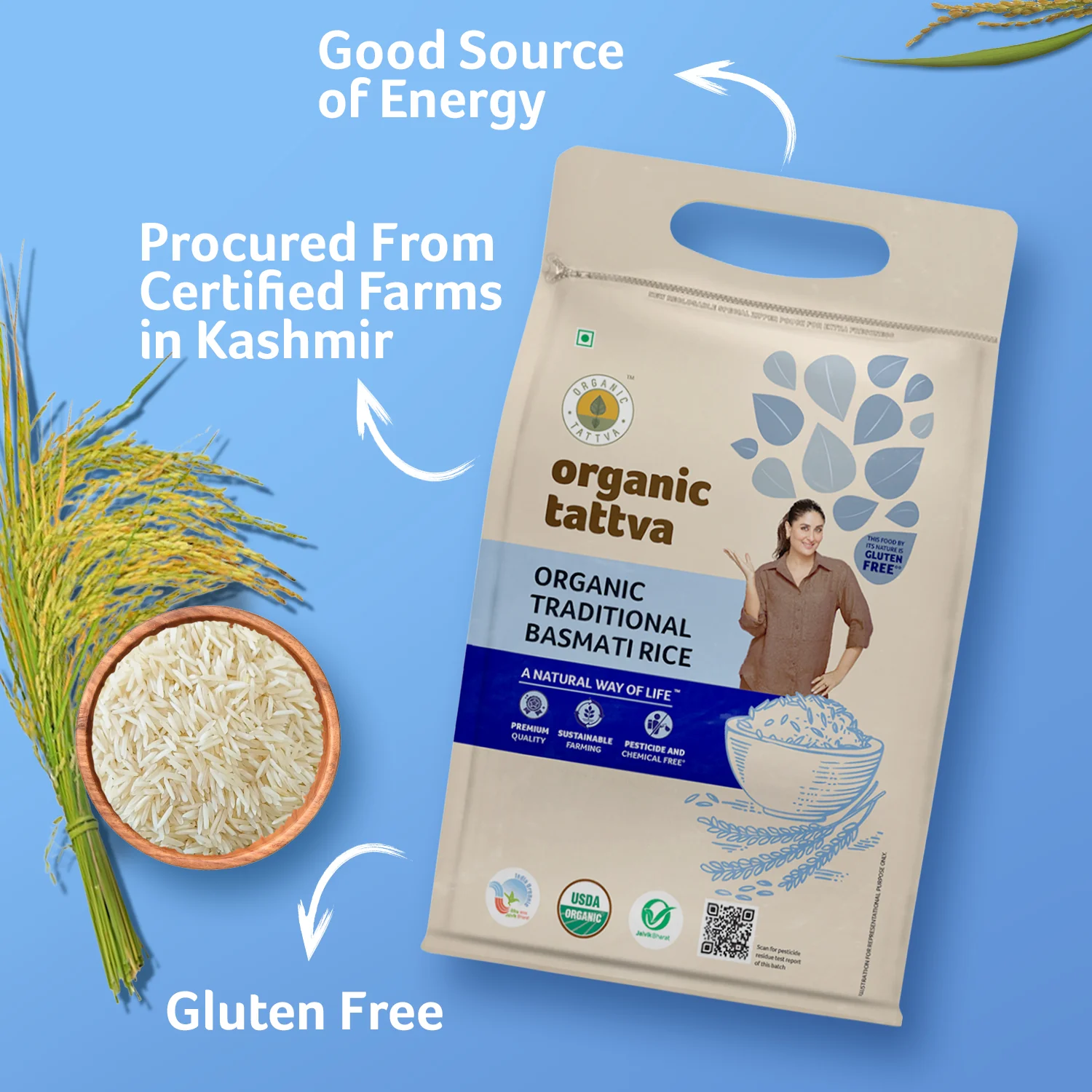 Organic Traditional Basmati Rice - Image 3