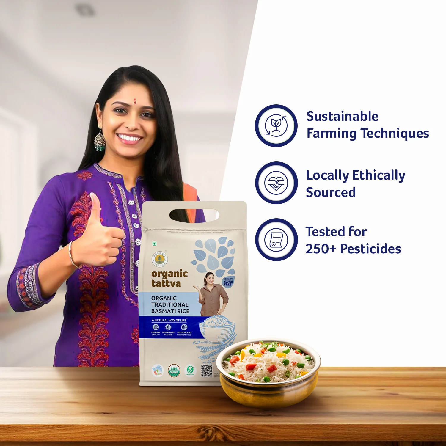 Organic Traditional Basmati Rice - Image 5