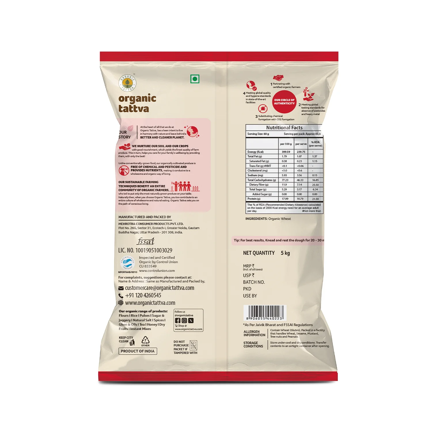 Organic Whole Wheat Flour (Chakki Atta) - Image 10
