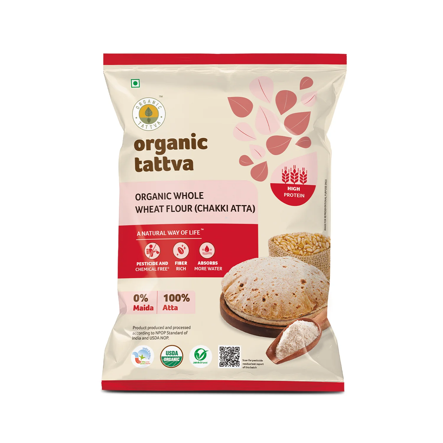 Organic Whole Wheat Flour (Chakki Atta) - Image 9